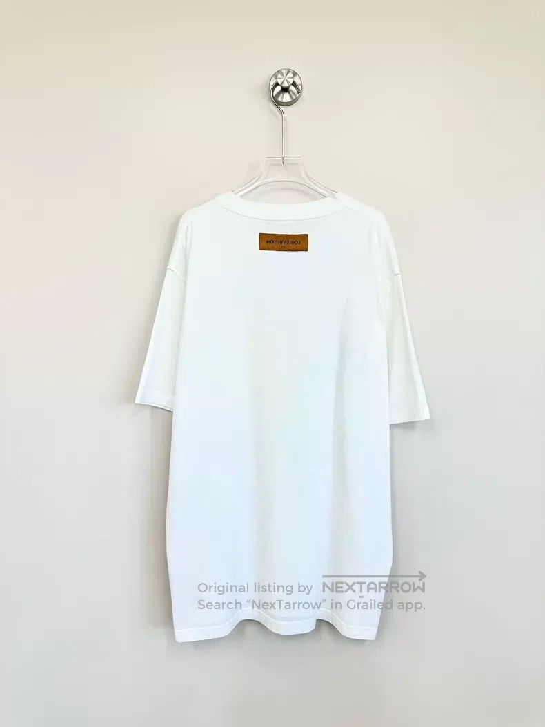 Louis Vuitton Louis Vuitton White crayon graffiti logo short sleeve Size US XXL / EU 58 / 5 - 2 Thumbnail