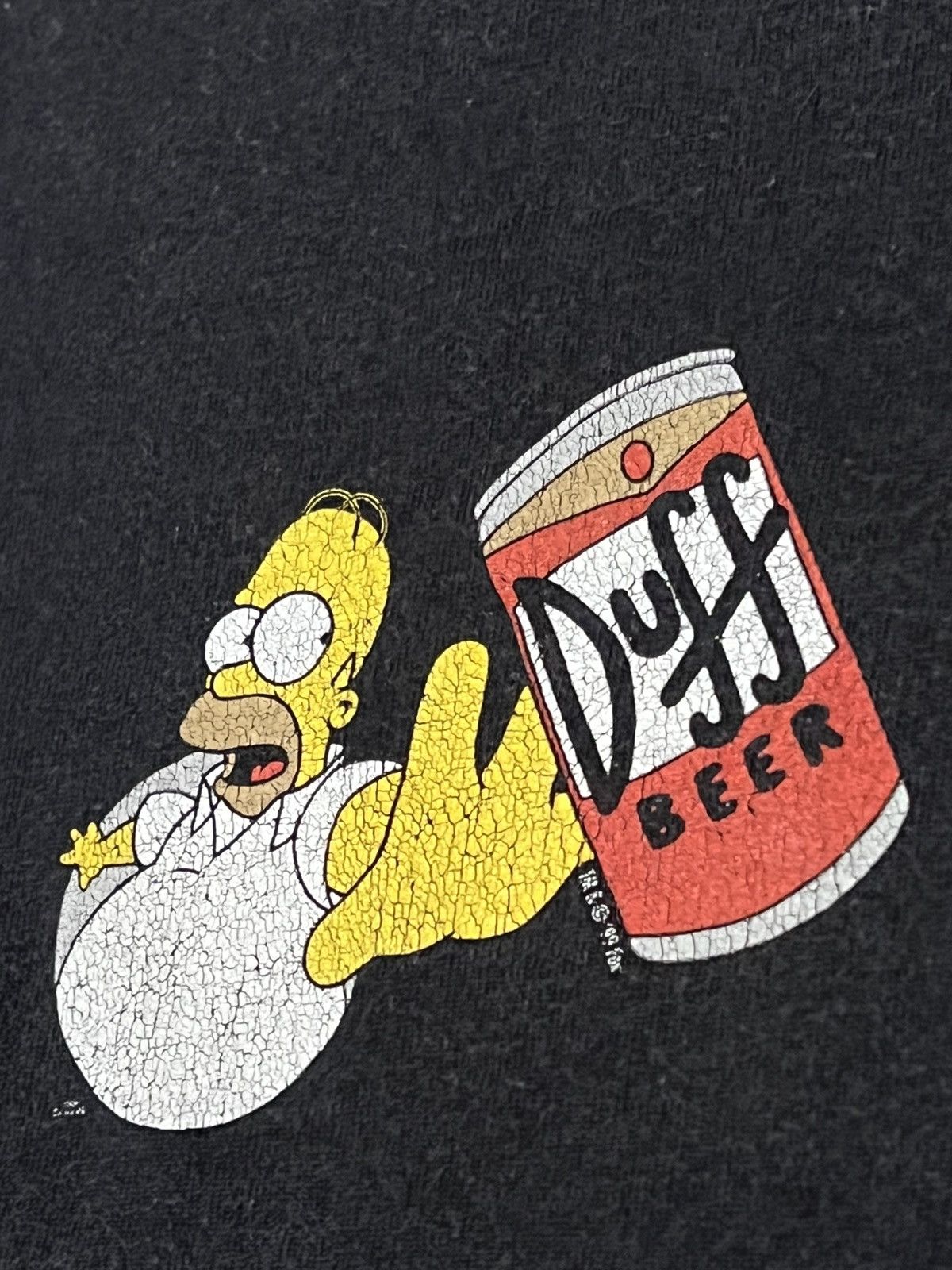The Simpsons Vintage 1999 The Simpsons Get Duffed Homer Simpson T-Shirt Size US XL / EU 56 / 4 - 14 Thumbnail