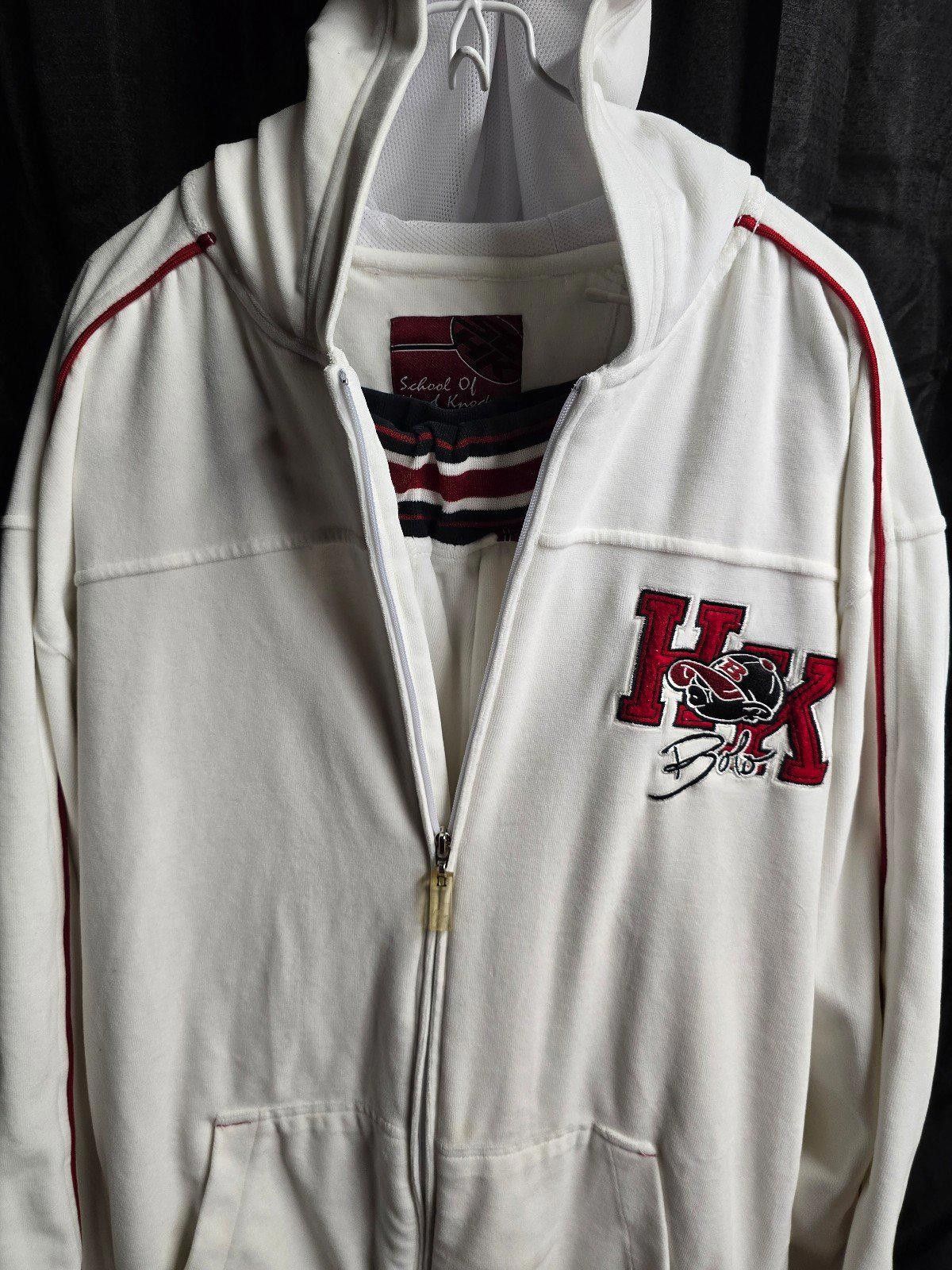 Designer Vintage School Of Hard Knocks Hoodie Pants Sweats Set XL Size US 36 / EU 52 - 3 Thumbnail