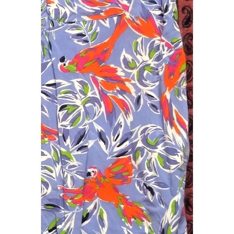George George Mens Hawaiian Shirt L(42-44) Tropical Birds blue oran Size US L / EU 52-54 / 3 - 4 Thumbnail