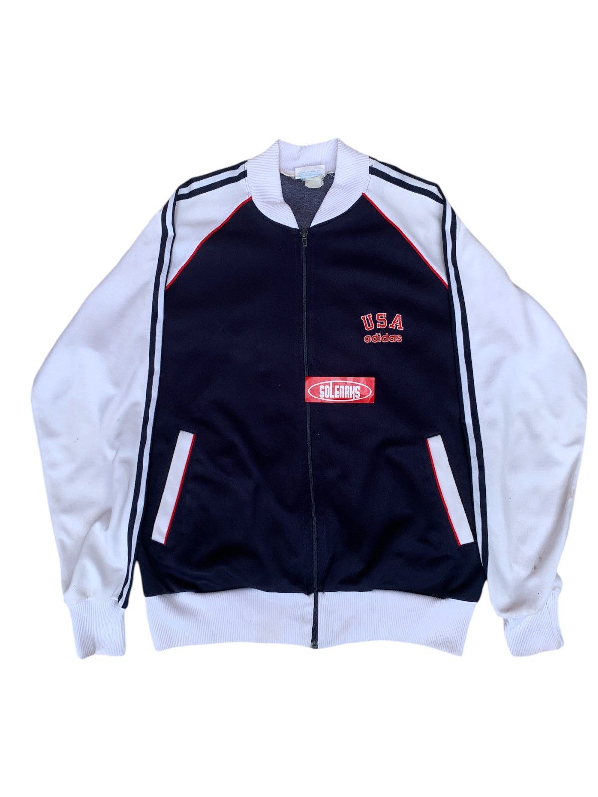 Adidas × Vintage Vintage adidas USA jacket rare Size US M / EU 48-50 / 2 - 7 Thumbnail
