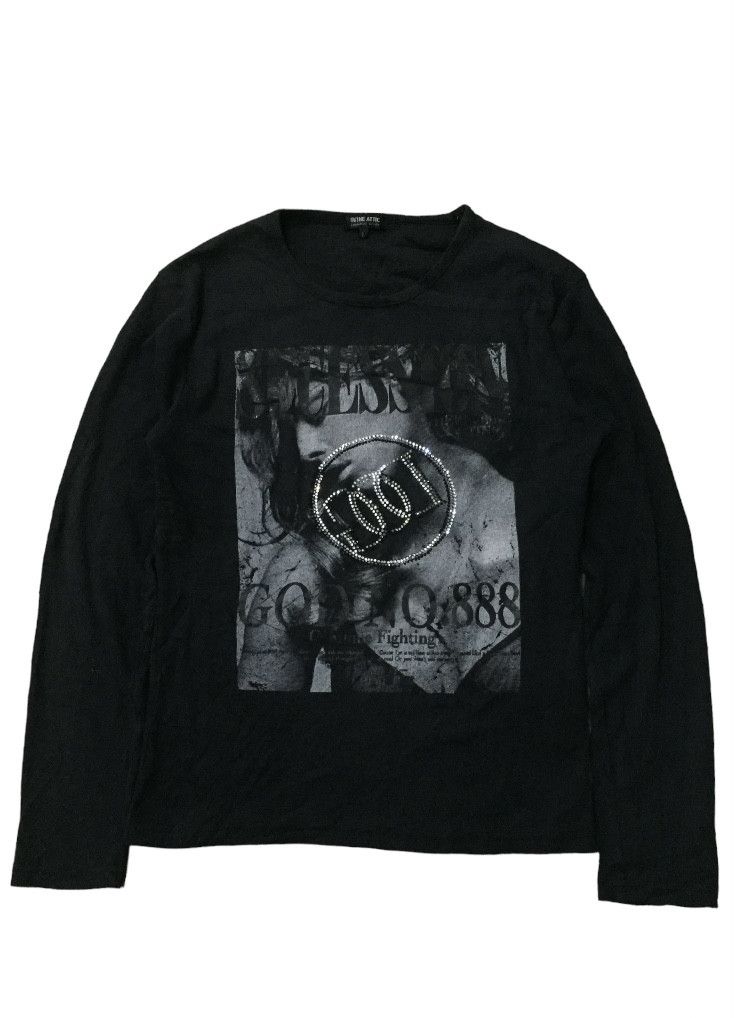 image of Affliction x If Six Was Nine Gothic In The Attic Poem Long Sleeve Magazine Sexy Lgb Style in Black 
