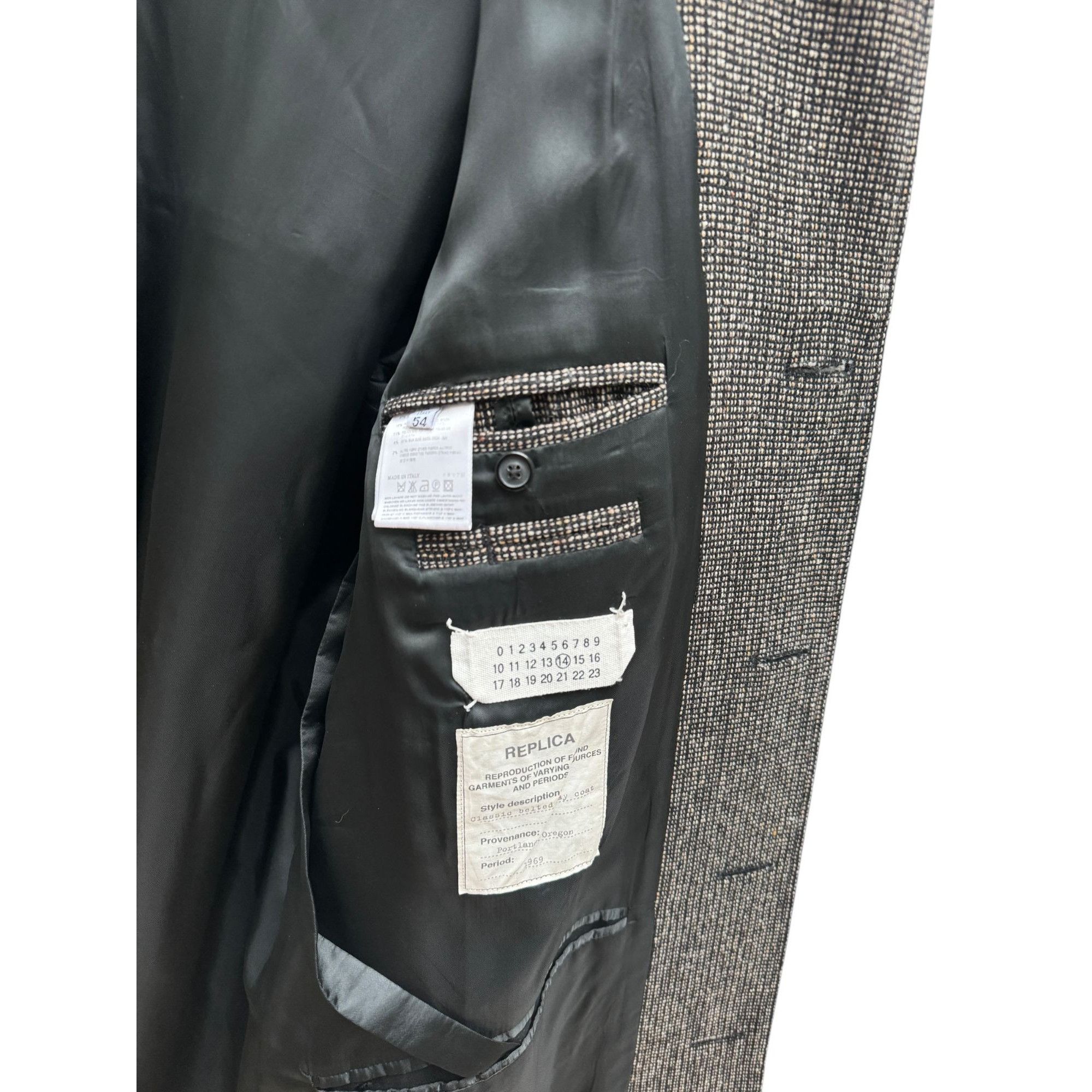 Maison Margiela FW 2007 Grey Wool Coat Size US L / EU 52-54 / 3 - 5 Thumbnail