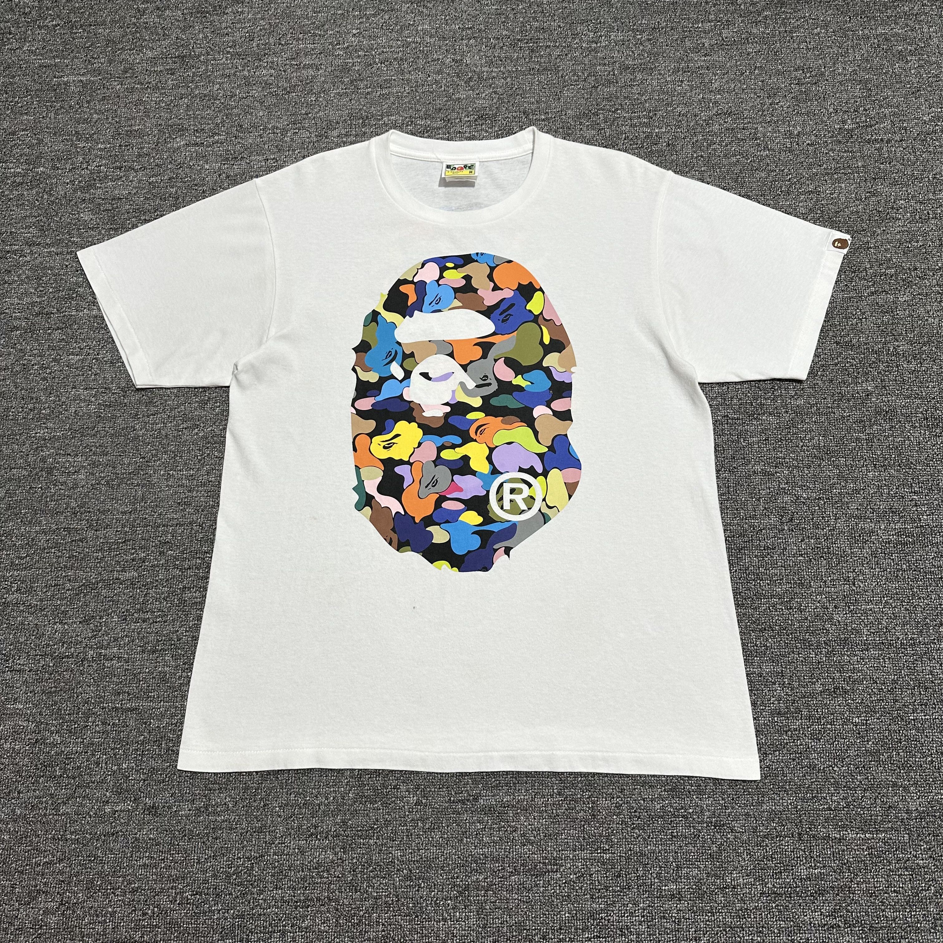 Bape Multi Camo Big Ape Head Tee Size US M / EU 48-50 / 2 - 1 Thumbnail