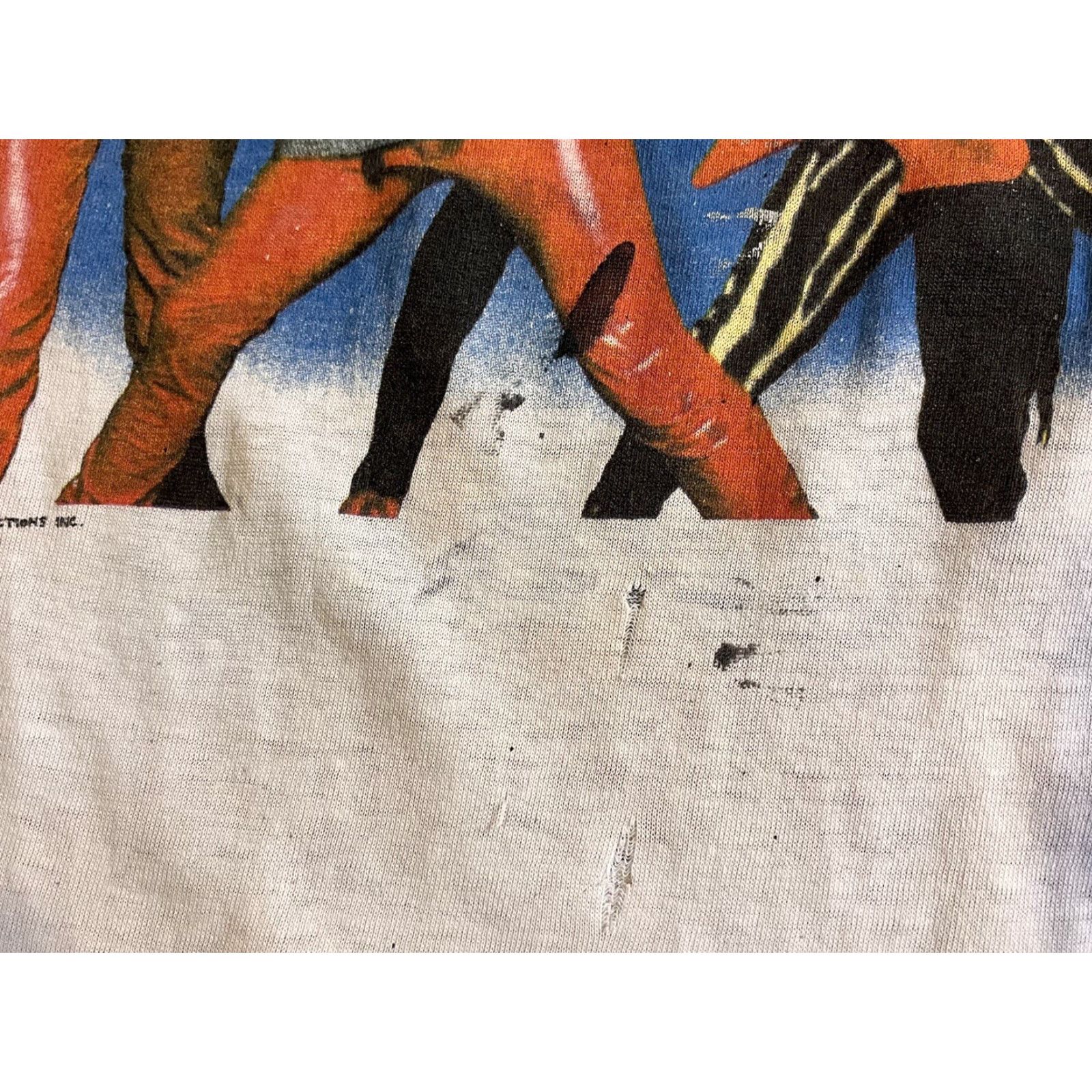 Vintage VINTAGE Krokus Shirt Men’s Medium White 80s Band Rock The Nation The Blitz Tour 1984 Mens Size US M / EU 48-50 / 2 - 3 Thumbnail