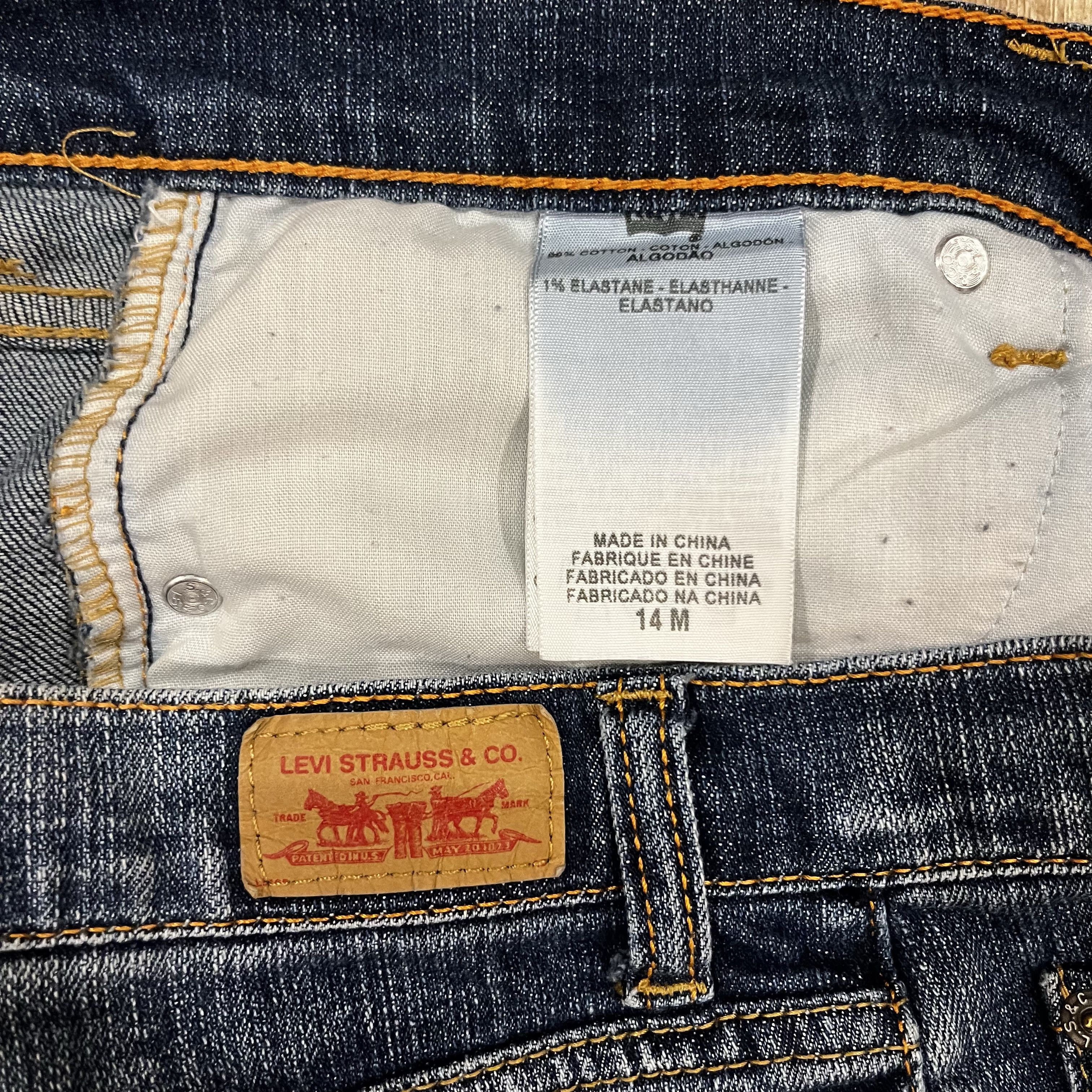 Levi's Levi’s Straight-Leg Stretch Jeans Size 28" / US 6 / IT 42 - 2 Thumbnail