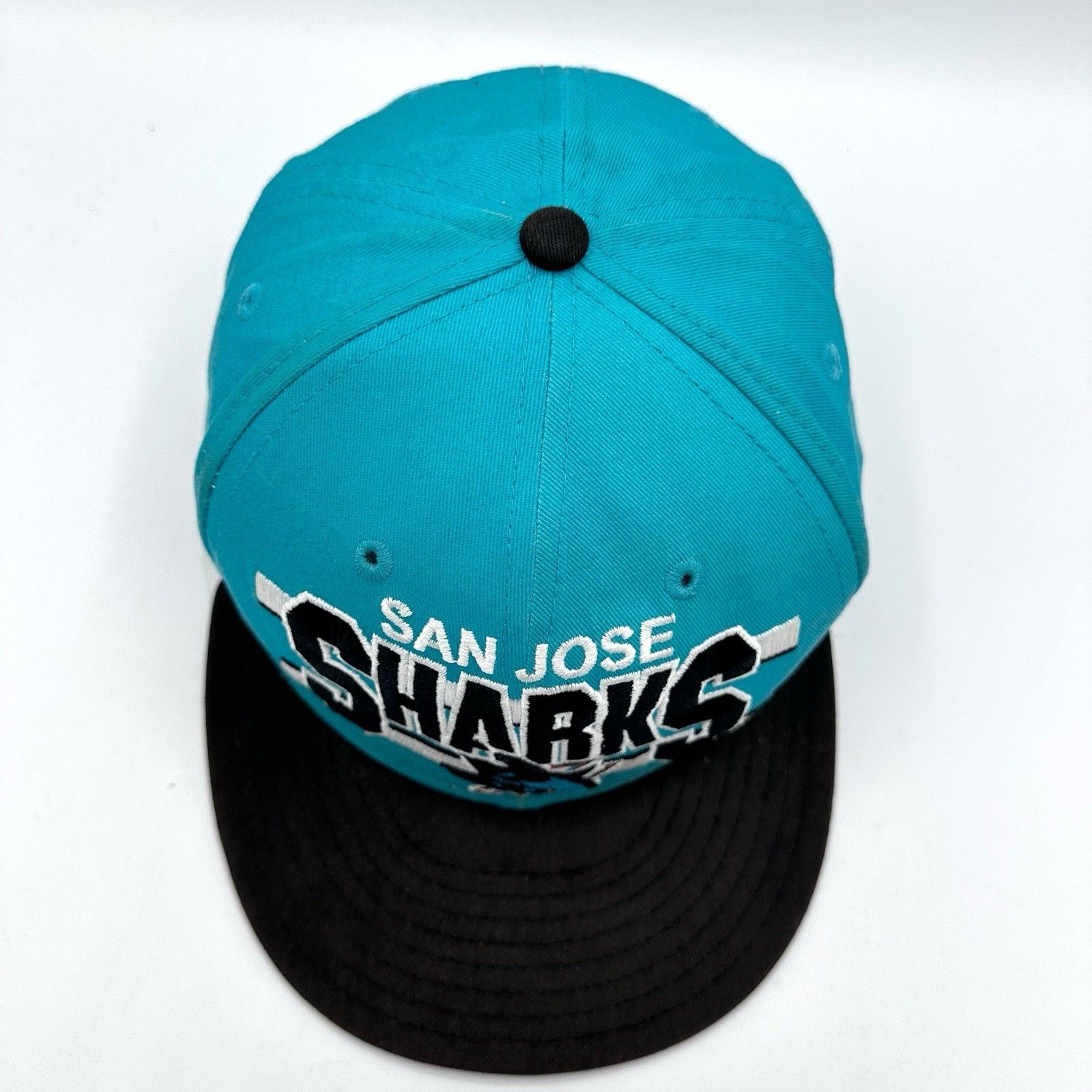 New Era San Jose Sharks New Era NHLSpellout Snapback Hat Adjustable Size ONE SIZE - 7 Thumbnail