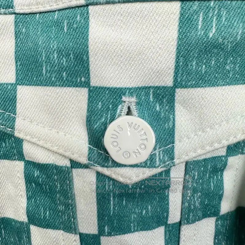 Louis Vuitton Louis Vuitton Spring Blue Checkered Long Coat . Size US S / EU 44-46 / 1 - 3 Thumbnail