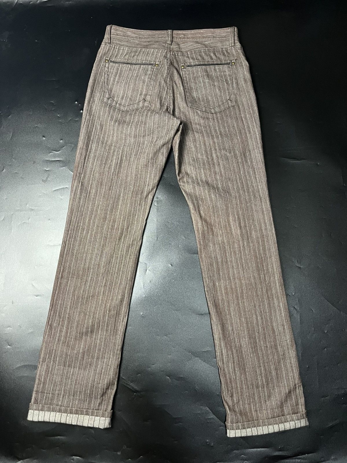 If Six Was Nine × Japanese Brand × Le Grande Bleu (L.G.B.) JAPANESE HICKORY JEANS DEUX CONCEPT LABO Size US 31 - 2 Thumbnail