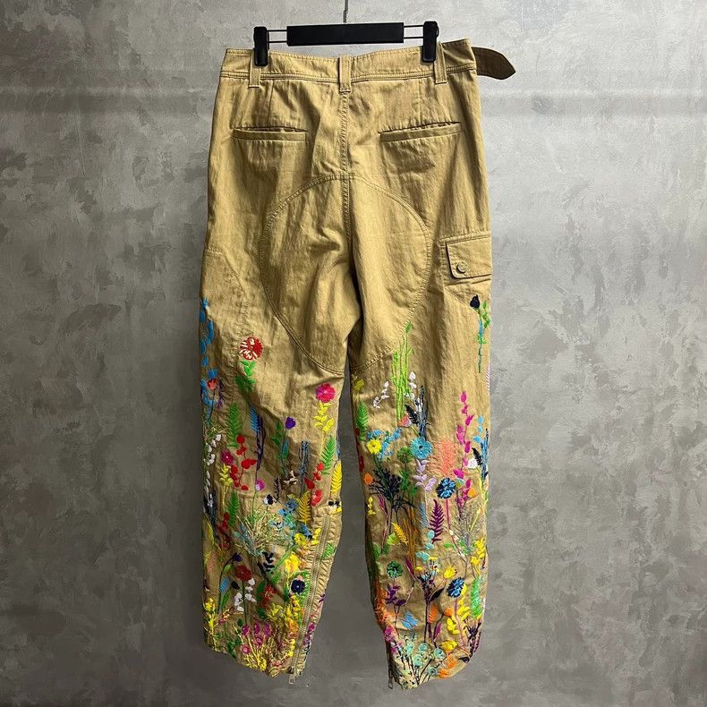 Louis Vuitton louis vuitton Khaki Beekeeper print logo casual pants-2507 Size US 42 / EU 58 - 2 Thumbnail