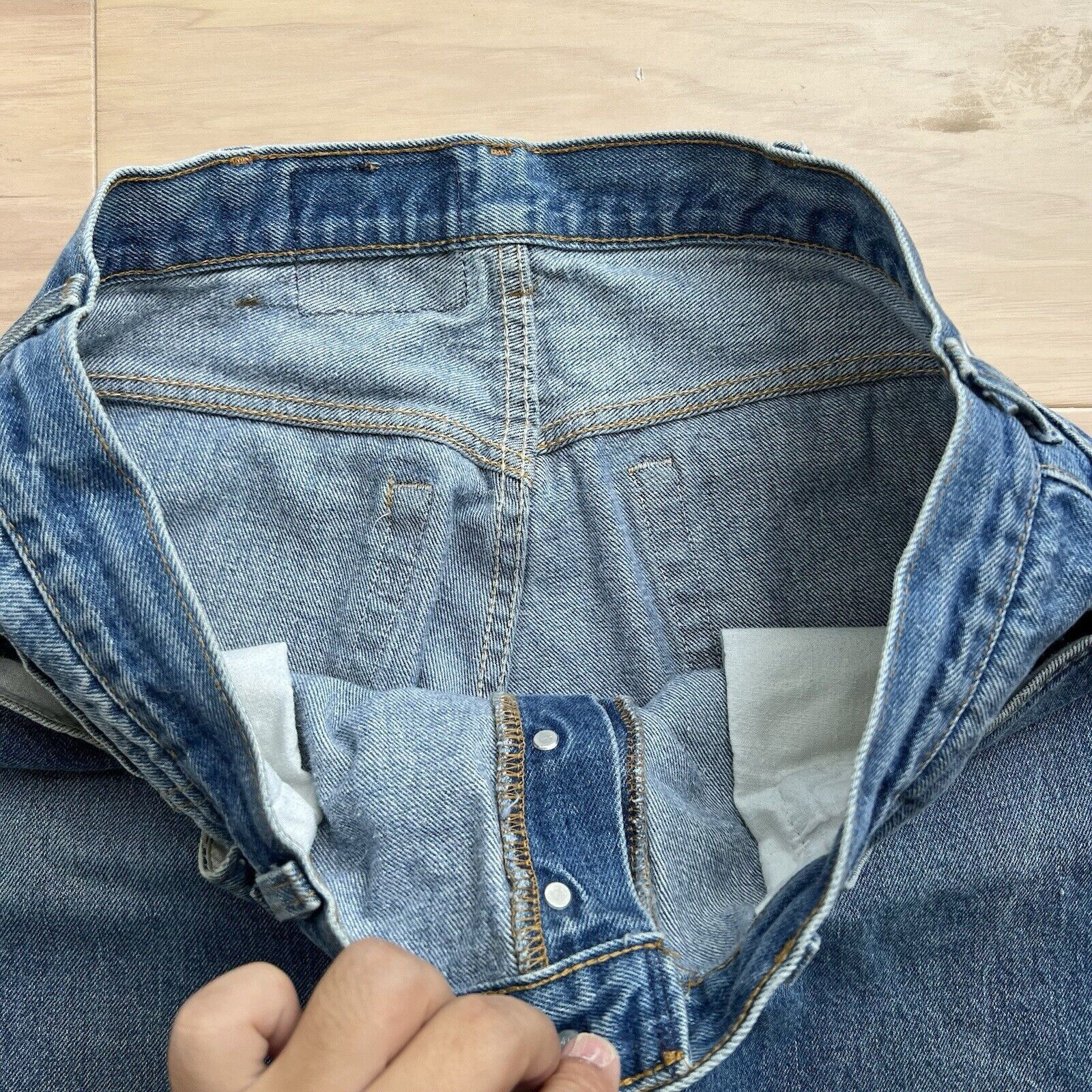 Levi's × Vintage Vintage Levis 501 Jeans 36 Blue Denim Made in USA Workwear Size US 36 / EU 52 - 5 Thumbnail