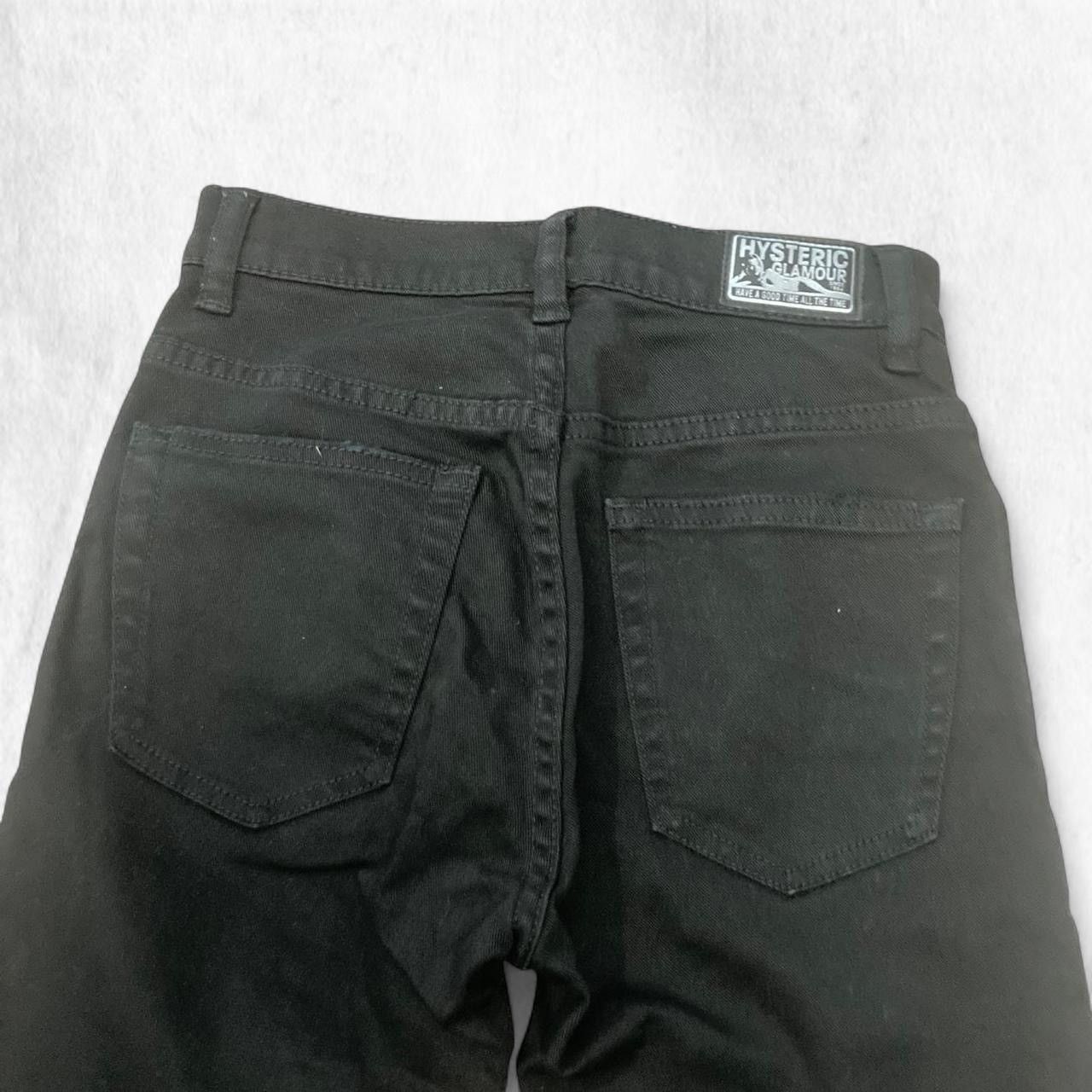 Hysteric Glamour Hysteric Glamour black denim jeans with silver studs Size 23" - 7 Thumbnail