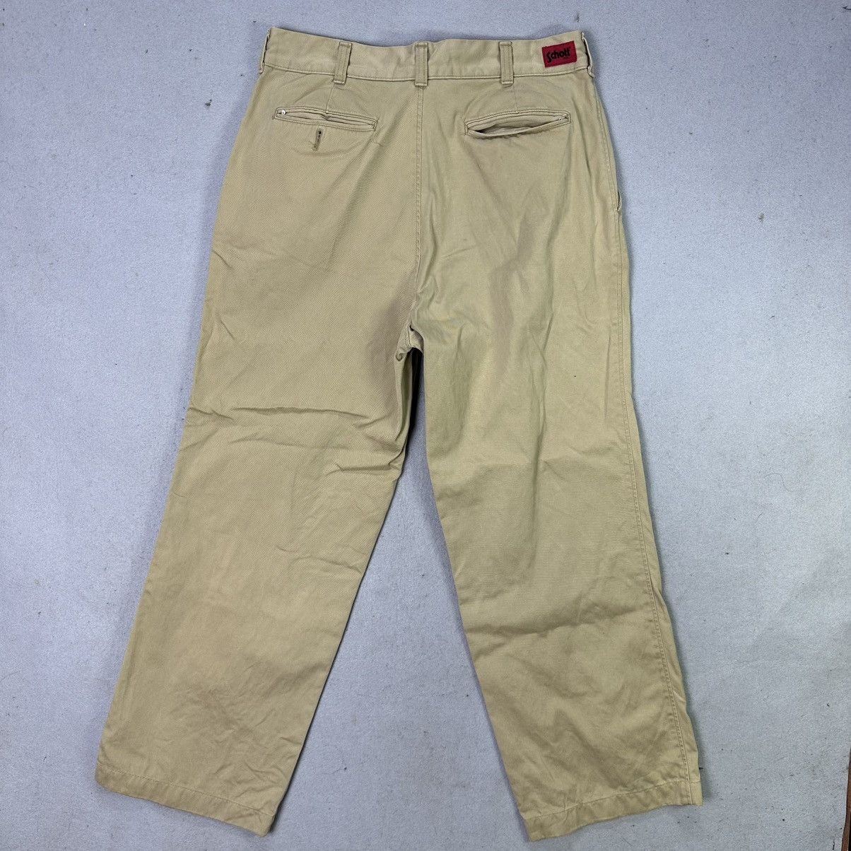Schott Vintage Schott NYC Combat Trousers Khaki Size US 34 / EU 50 - 2 Thumbnail