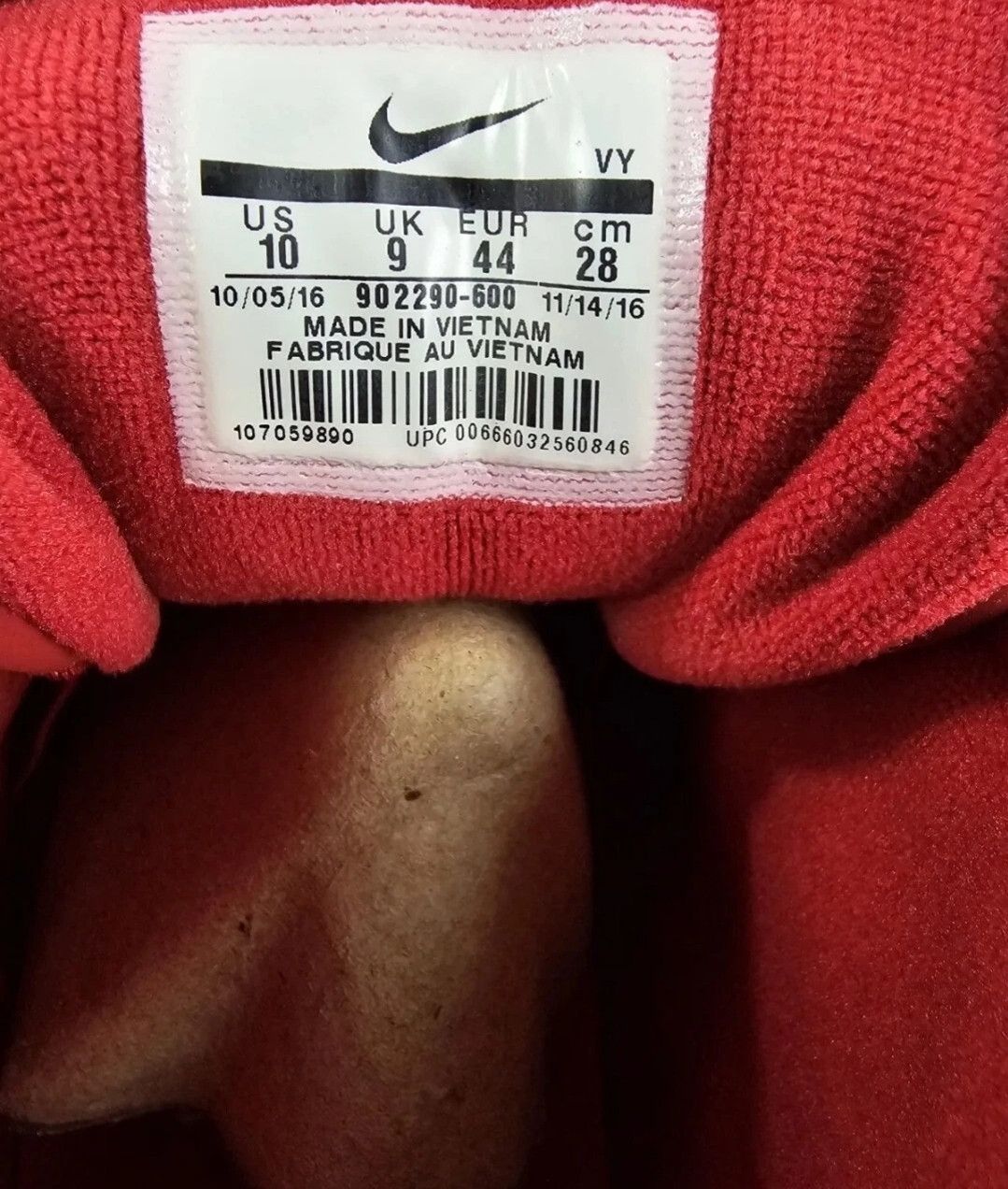 Nike × Supreme NIKE AIR MORE UPTEMPO SUPREME SUPTEMPO RED Size US 10 / EU 43 - 8 Thumbnail