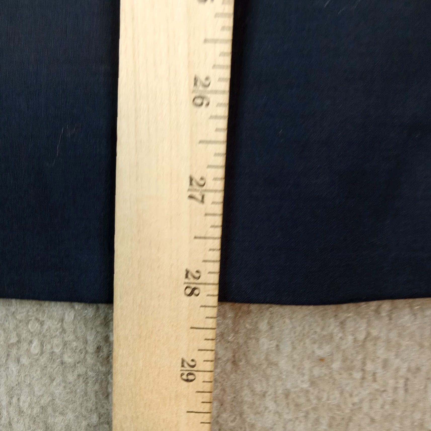 Calvin Klein Calvin Klein Slim Fit Blazer Mens 40 Short Blue Single Breasted Two Button Stretch Wool Size US 40 / EU 56 - 3 Thumbnail