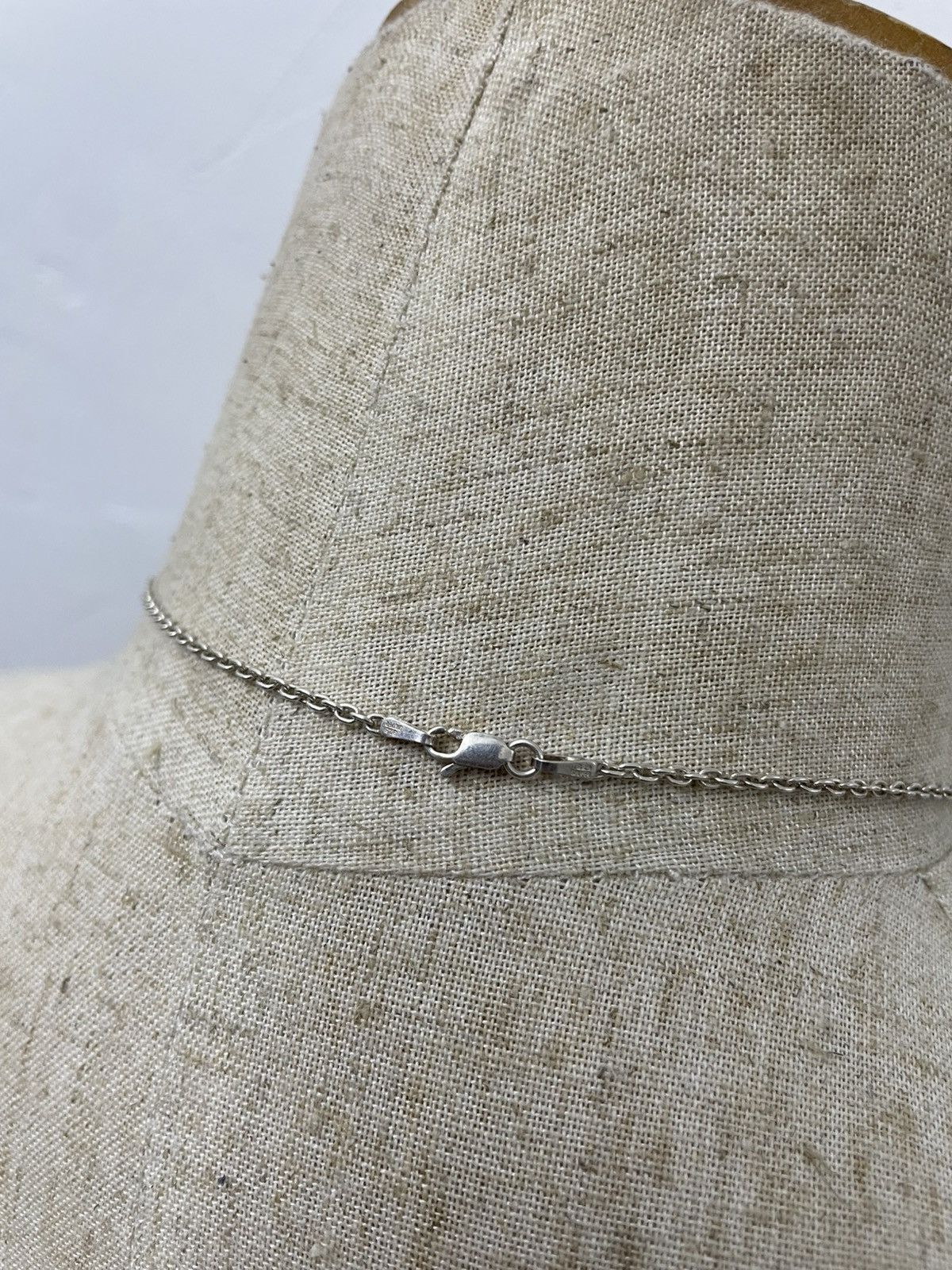 Jewelry Vintage Silver 925 Necklace with stone Size ONE SIZE - 5 Thumbnail