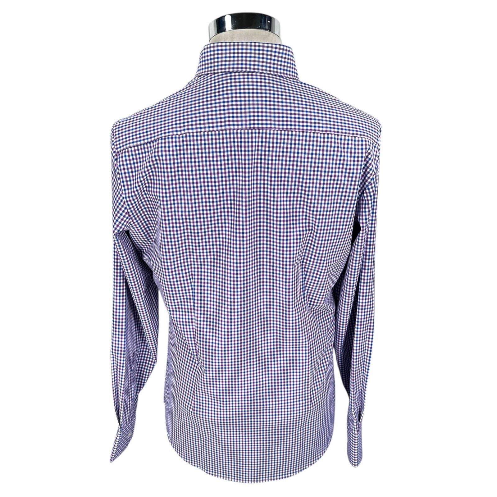 Mizzen+Main Mizzen + Main Shirt Men’s Medium Blue Purple Long Sleeve Size US M / EU 48-50 / 2 - 5 Thumbnail