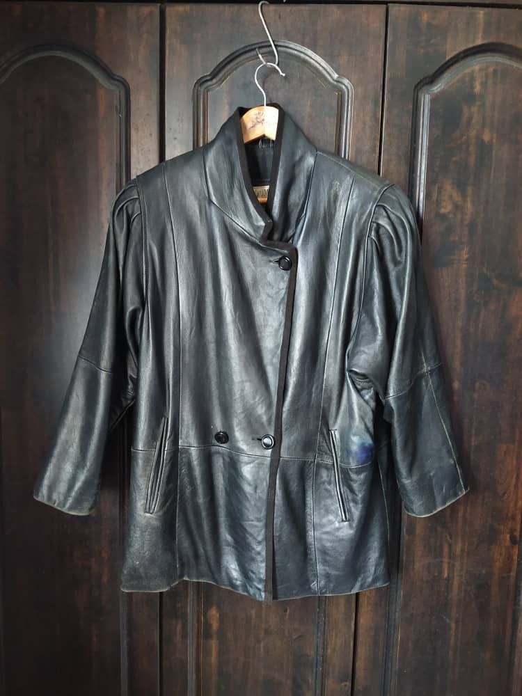Vintage Unisex Harajuku Mother leather jacket vintage 80's Size US M / EU 48-50 / 2 - 2 Thumbnail