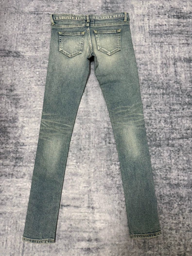 Saint Laurent Paris Saint Laurent Paris 13fw cat paw abrasion erosive damage je Size US 26 / EU 42 - 2 Thumbnail