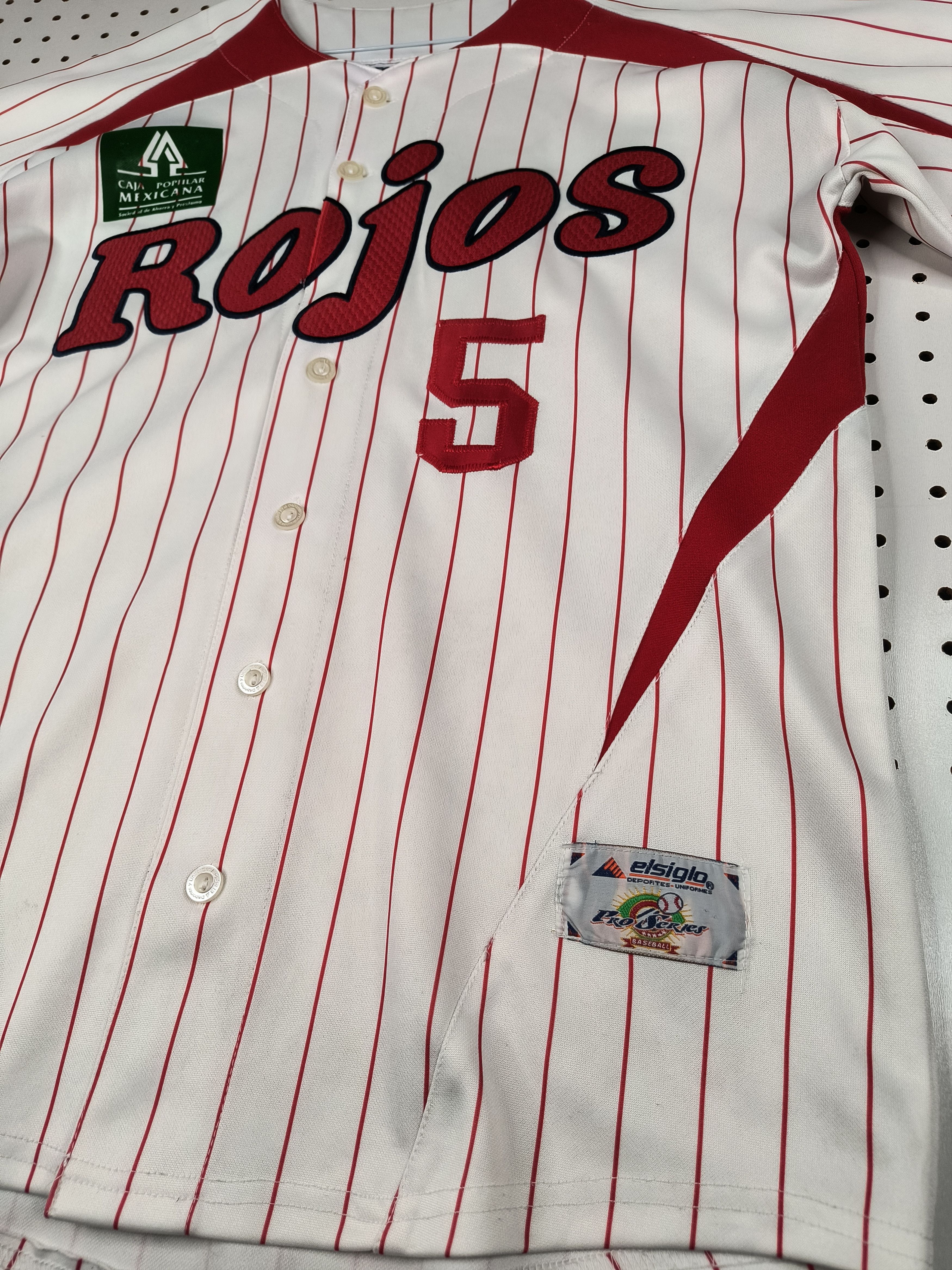 Other Vintage El Siglo Rojos baseball jersey Size US M / EU 48-50 / 2 - 3 Thumbnail