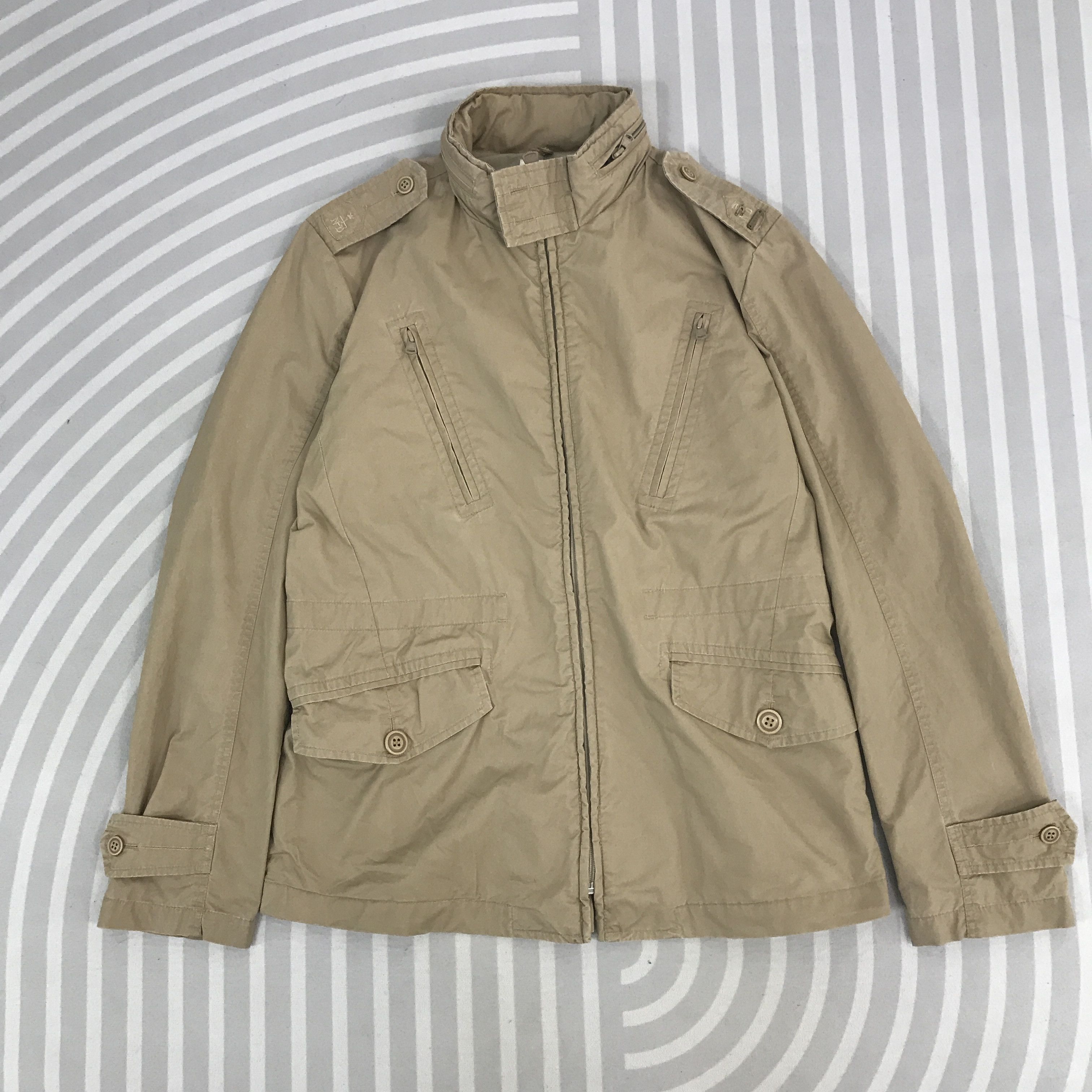 Diesel × Vintage Vintage Diesel zippers Army style Jacket Size US L / EU 52-54 / 3 - 1 Thumbnail