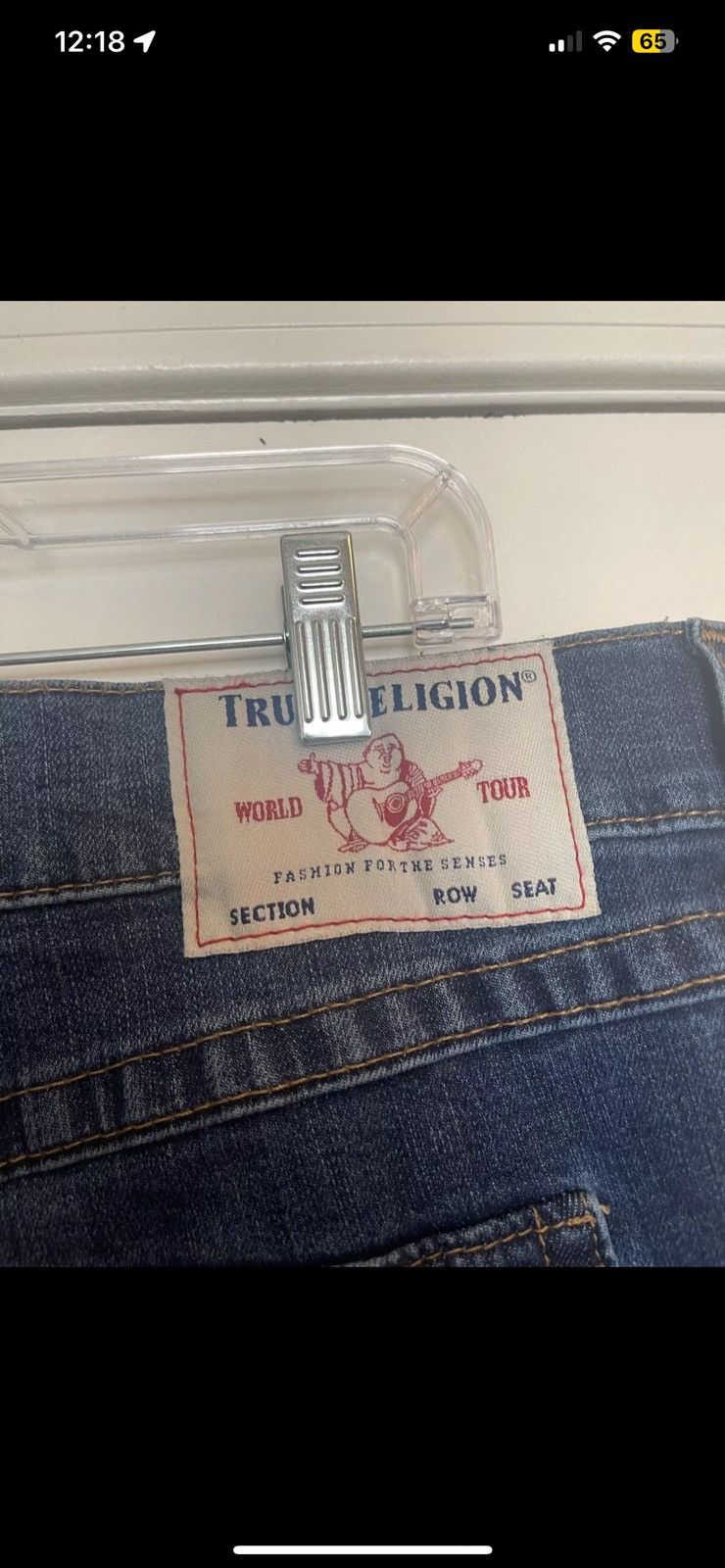 True Religion True Religion Ricky Jeans Sz42 Mens Flap Pockets Size US 42 / EU 58 - 6 Thumbnail