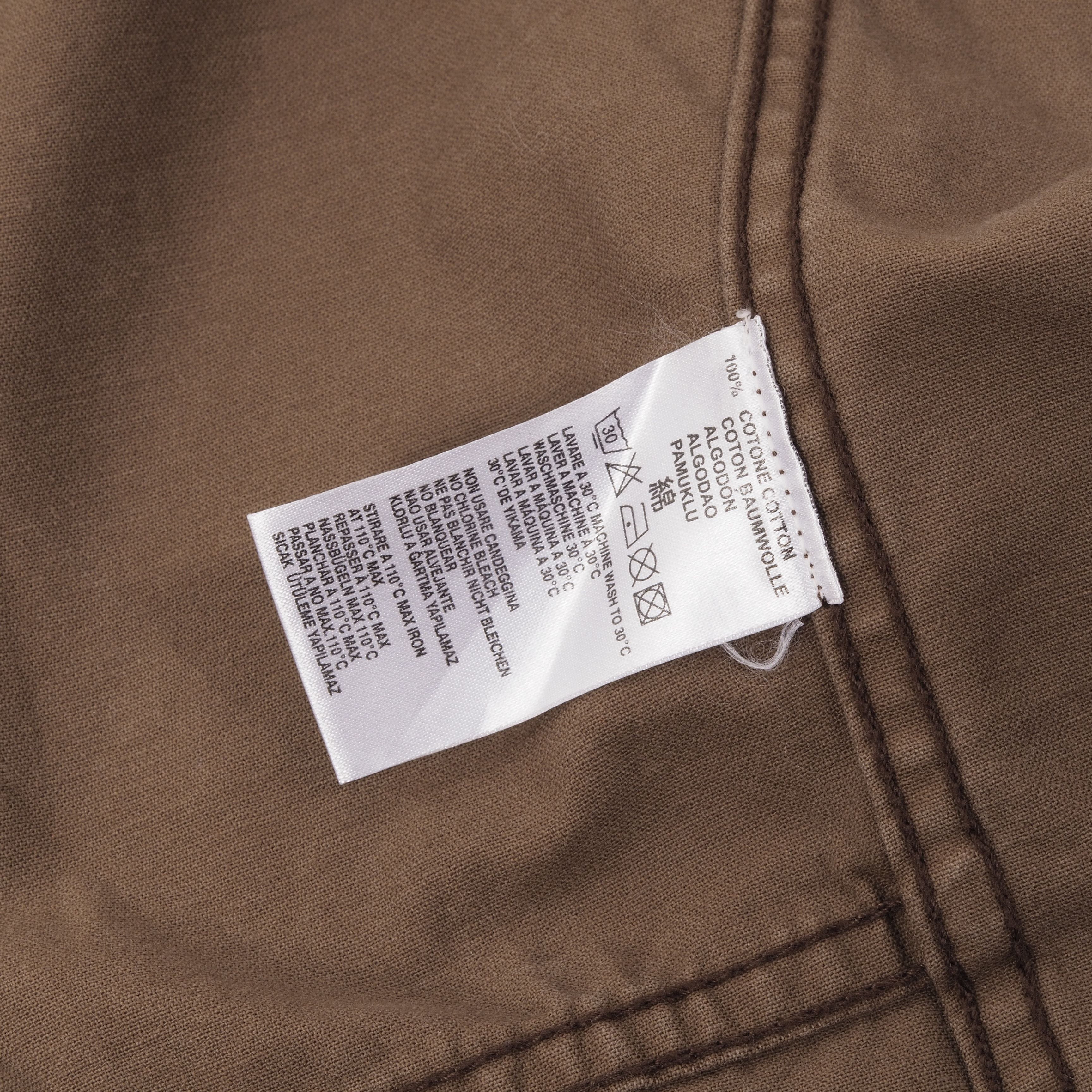 DIESEL Men's Vintage Distress Denim Trims Brown Zip Jacket