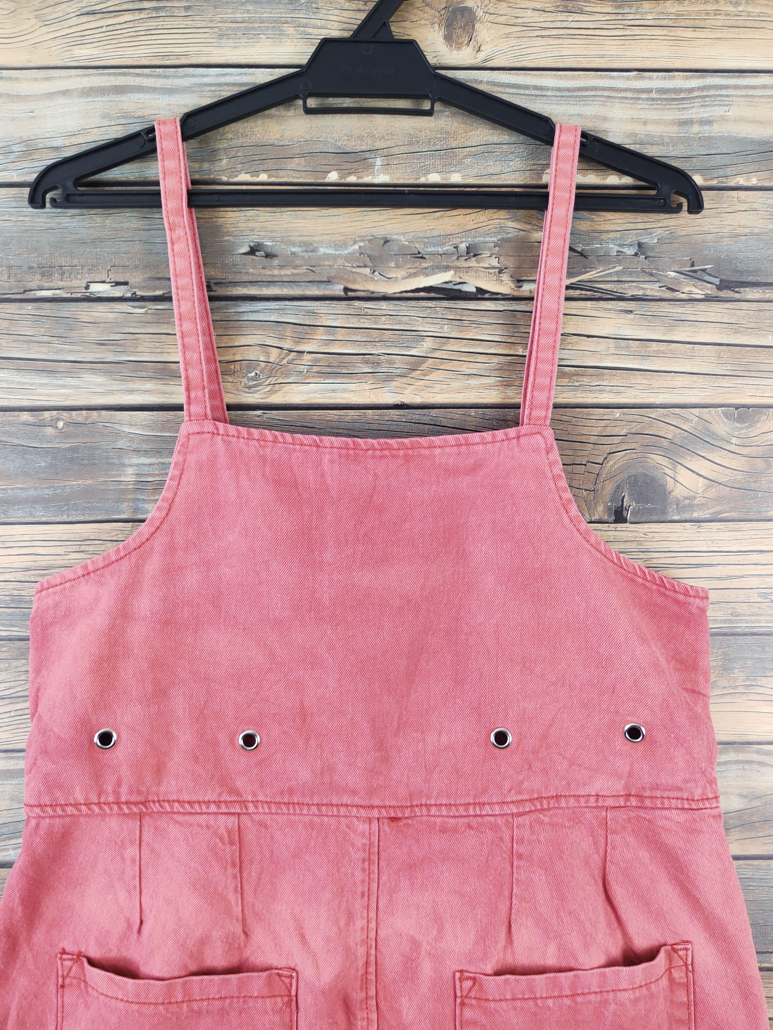 Japanese Brand × Vintage Avant Garde Fashion by Japanese Brand Peach Jumpsuits Size 35" - 9 Thumbnail