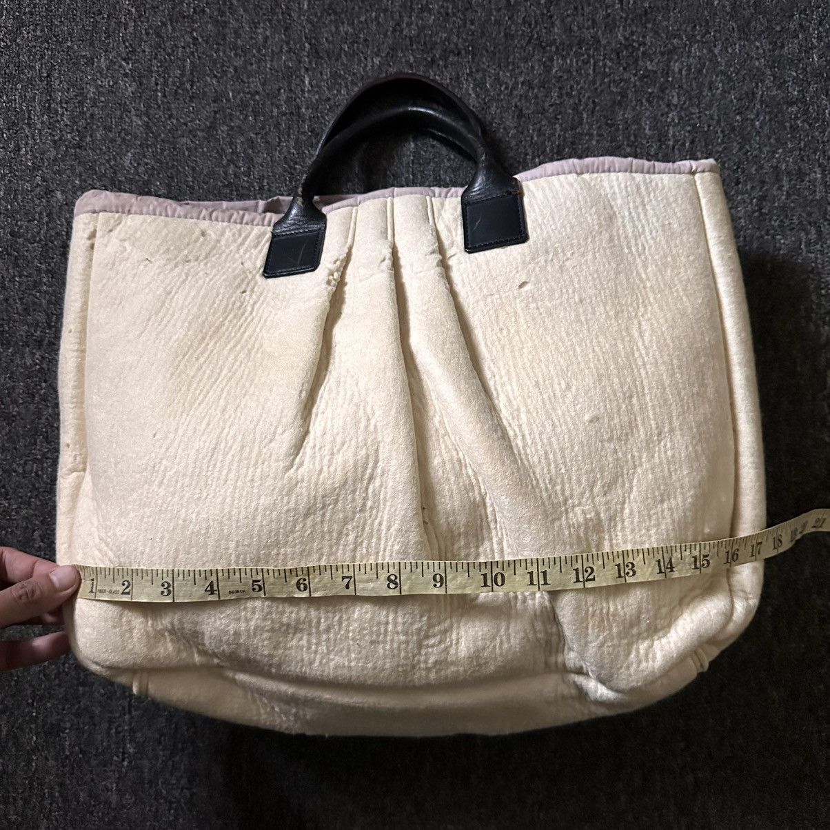 Comme des Garcons VINTAGE 80s/90s COMME DES GARCONS ARCHIVAL DISTRESSED BAG Size ONE SIZE - 13 Thumbnail
