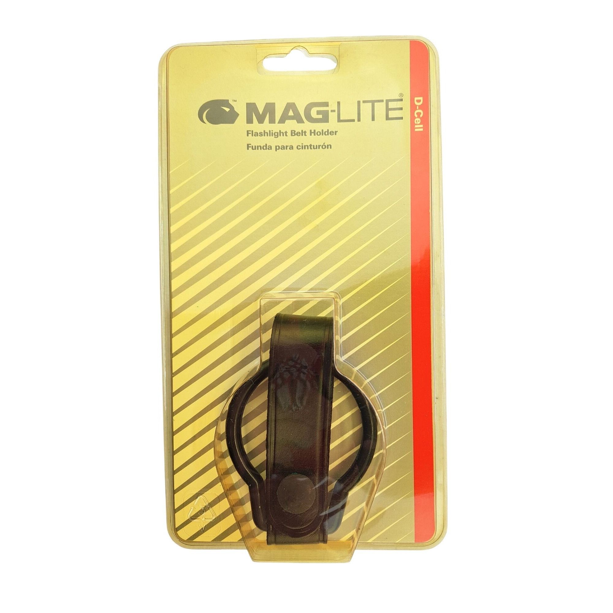 Other Mag-Lite D-Cell Flashlight Belt Holder Leather Oxidized Snap Size ONE SIZE - 1 Thumbnail