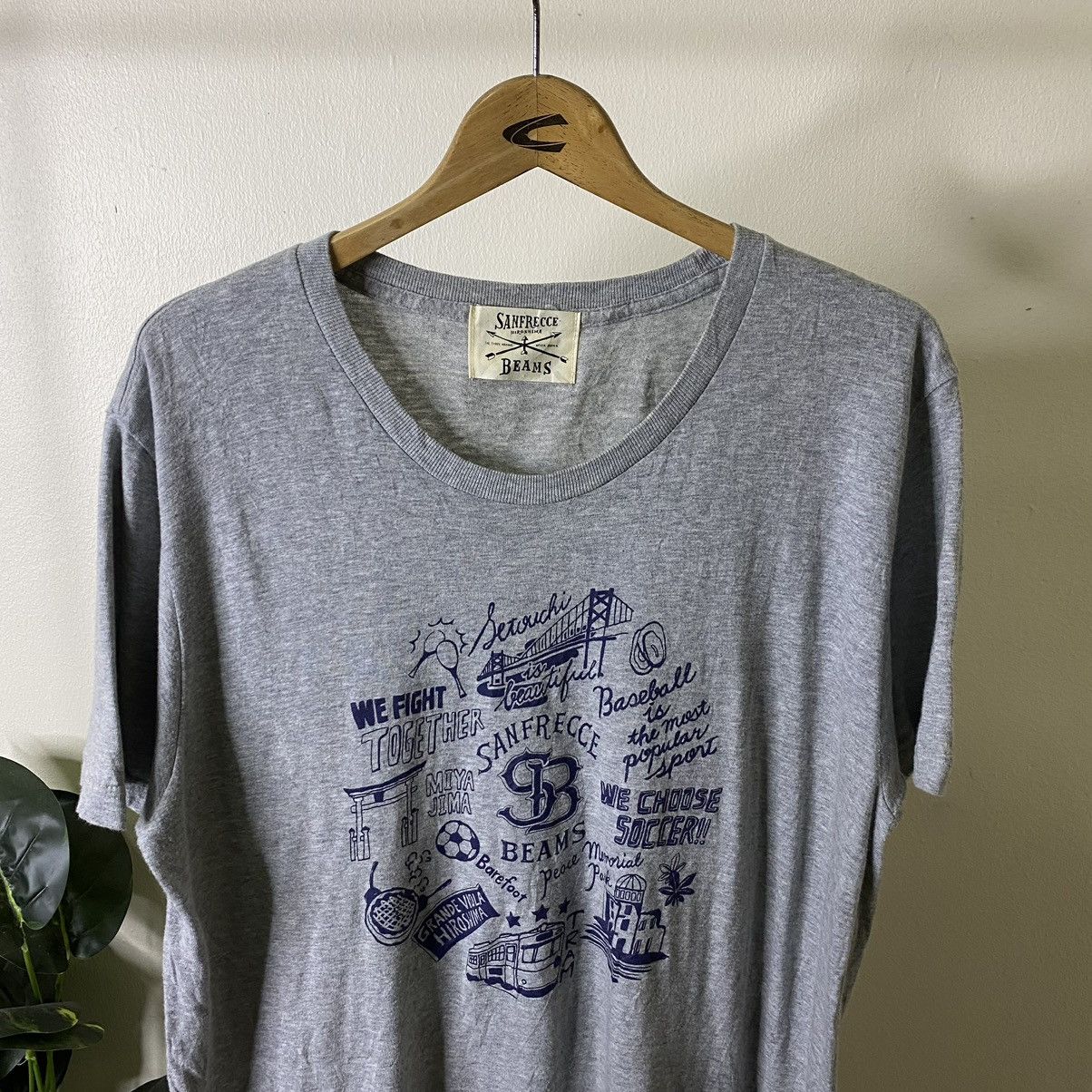 Beams Japan Beams Japan x Sanfreece Hiroshima Japan FC Collaboration Tee Size US L / EU 52-54 / 3 - 2 Thumbnail