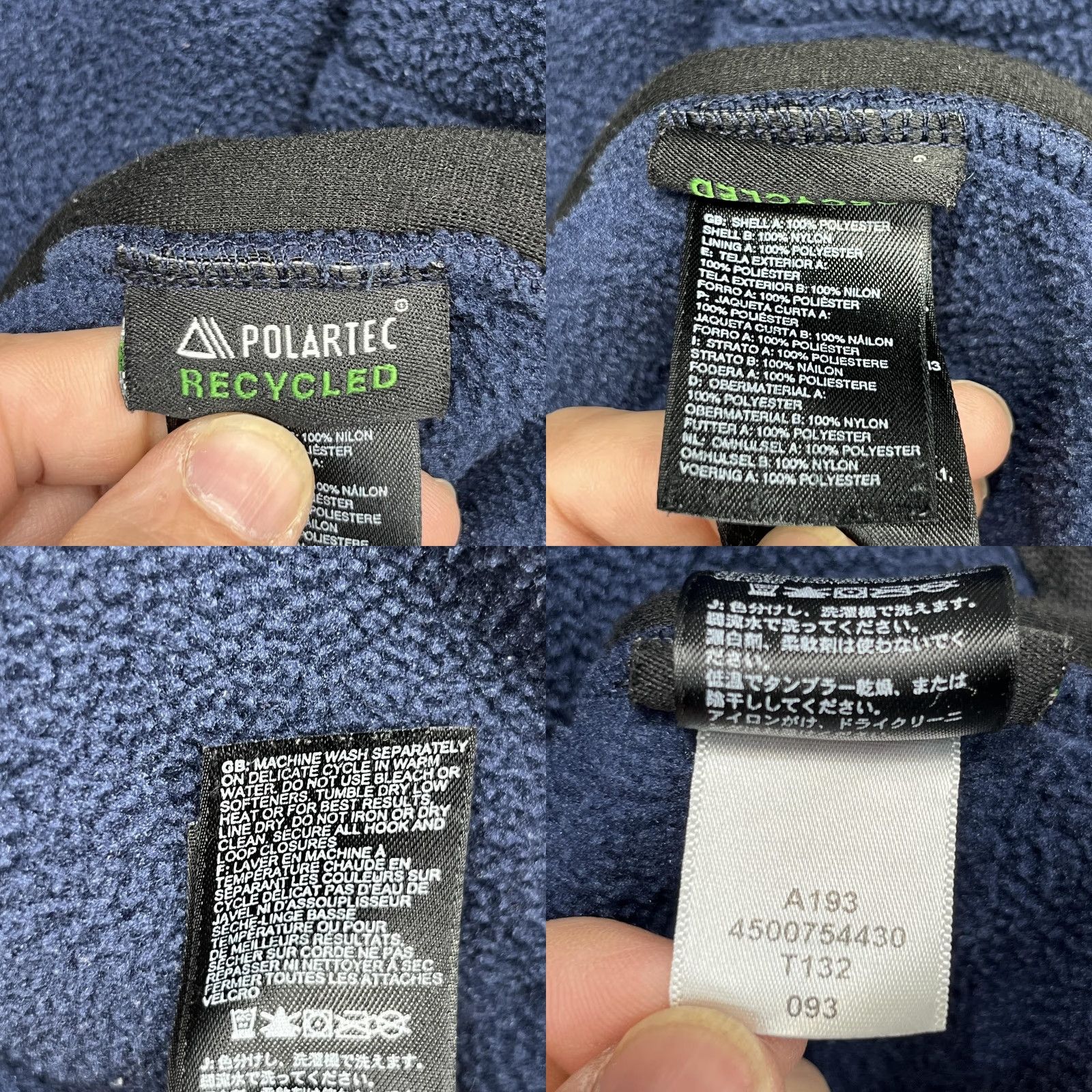 The North Face VINTAGE The North Face Retro Denali Jacket Mens M Navy Blue Polartec Fleece A193 Size US M / EU 48-50 / 2 - 10 Thumbnail