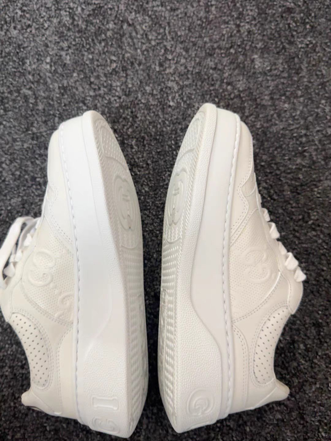 Gucci GUCCI Canvas & Leather Low-Top Sneakers K13 Size US 6.5 / IT 36.5 - 5 Thumbnail
