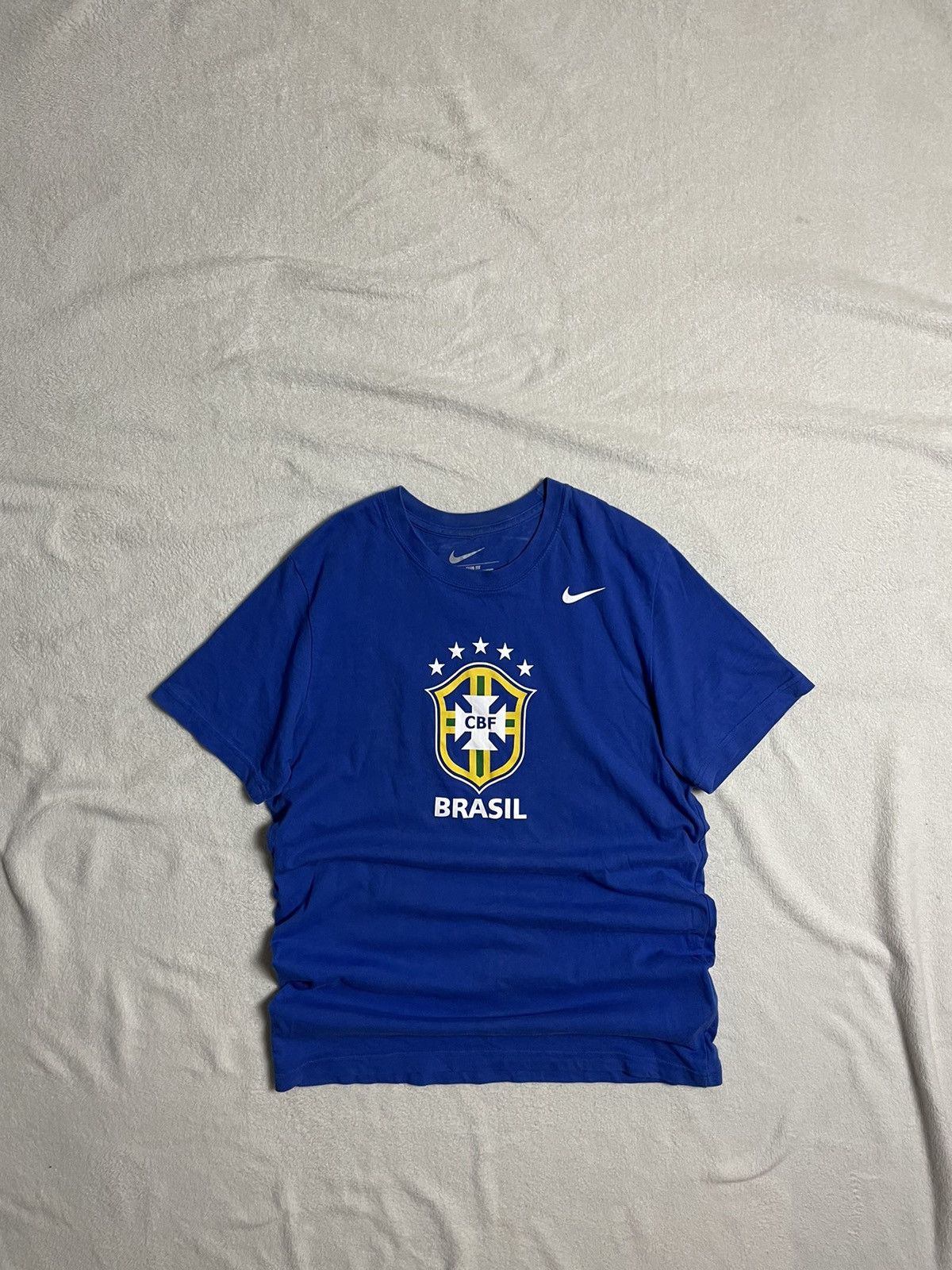 Nike × Vintage Nike Vintage T-shirt Brazil Football Cup 2014 Size US L / EU 52-54 / 3 - 1 Thumbnail