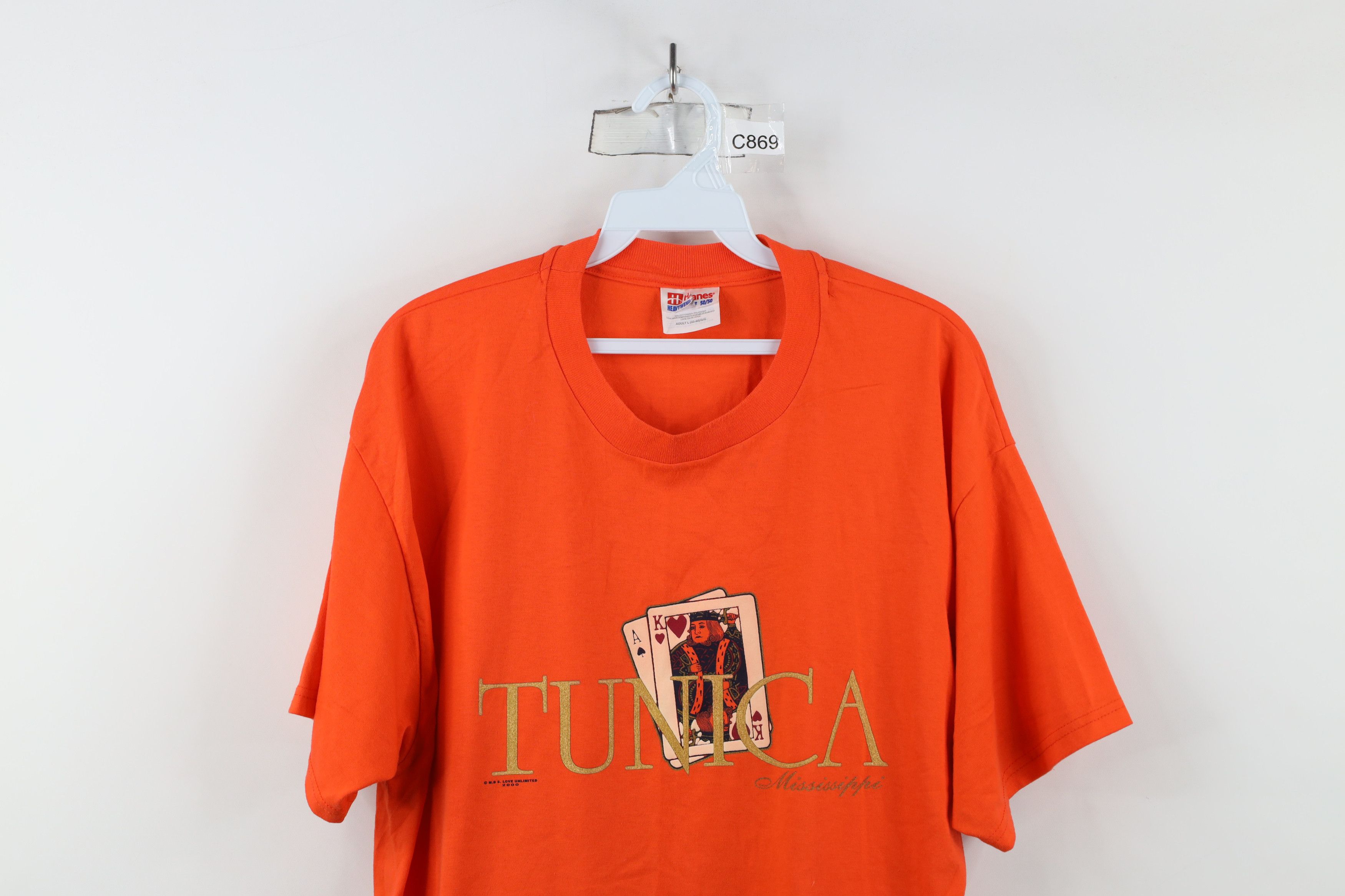 Vintage Vintage Y2K Streetwear Mississippi Gambler Cards T-Shirt Size US L / EU 52-54 / 3 - 2 Thumbnail