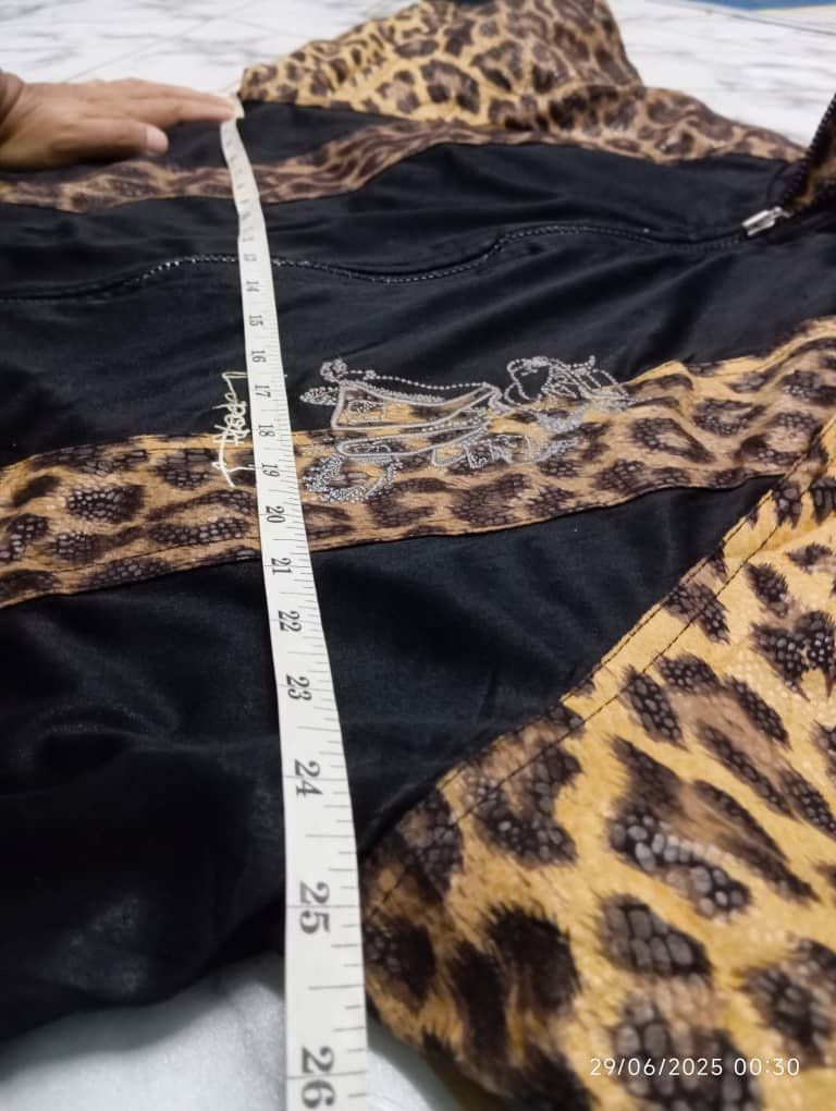 Vintage Vintage Jean Charies Leopard Zipper Jacket Size US XL / EU 56 / 4 - 5 Thumbnail