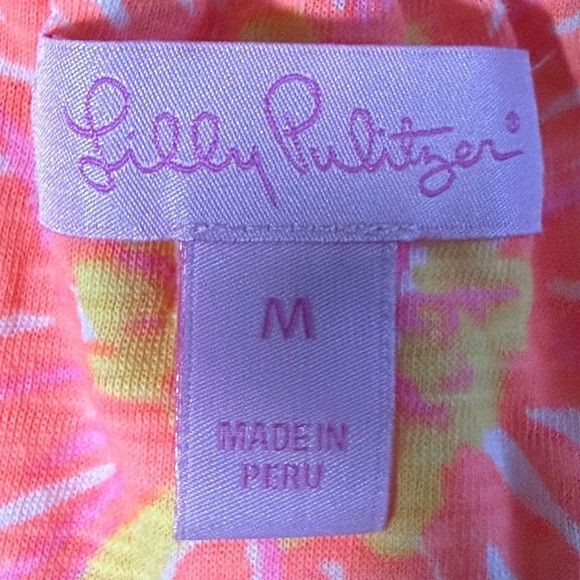 Lilly Pulitzer Lilly Pulitzer Floral Racerback Knit Dress – Size M Size M / US 6-8 / IT 42-44 - 4 Thumbnail