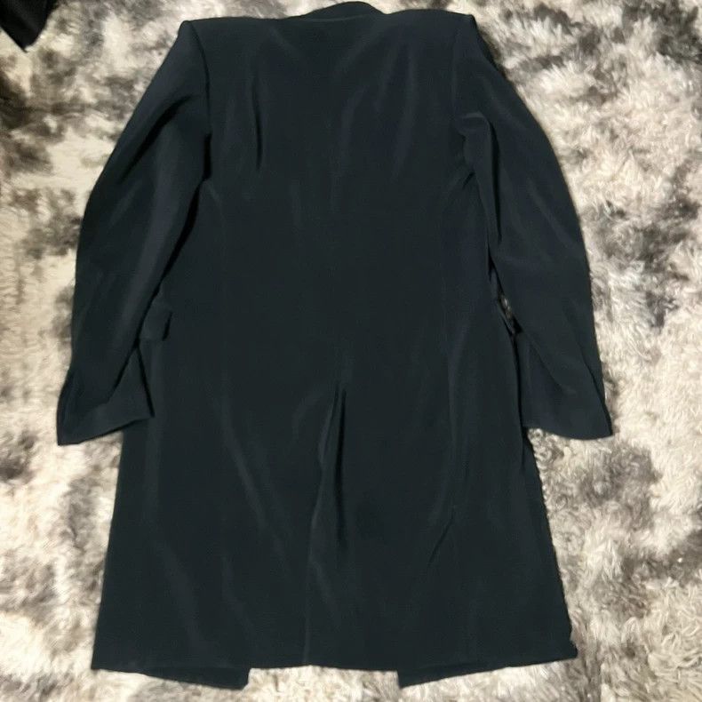 Balenciaga Balenciaga Silk coat with shoulder Logo and shoulder pad co Size US S / EU 44-46 / 1 - 2 Thumbnail