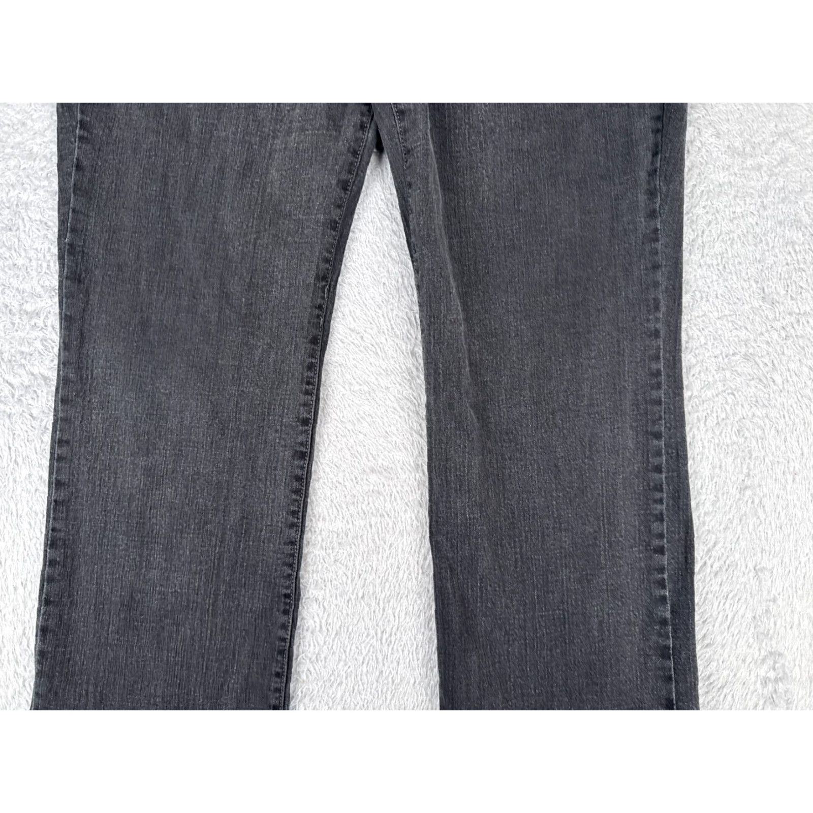 Gloria Vanderbilt Gloria Vanderbilt Jeans Women Bootcut 14 Regular Black Denim Mid Rise 32x28 5-Pocket Stretch Cotton Blend Women Size 36" / US 14 / IT 50 - 3 Thumbnail