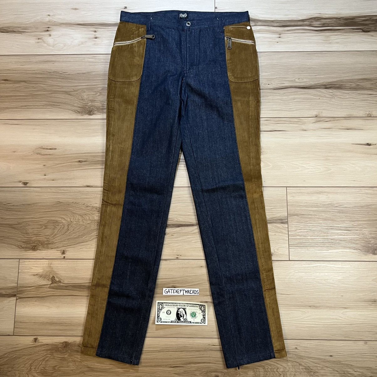 Dolce & Gabbana Dolce & Gabbana Corduroy Denim Pants Size 34" / US 12 / IT 48 - 1 Thumbnail