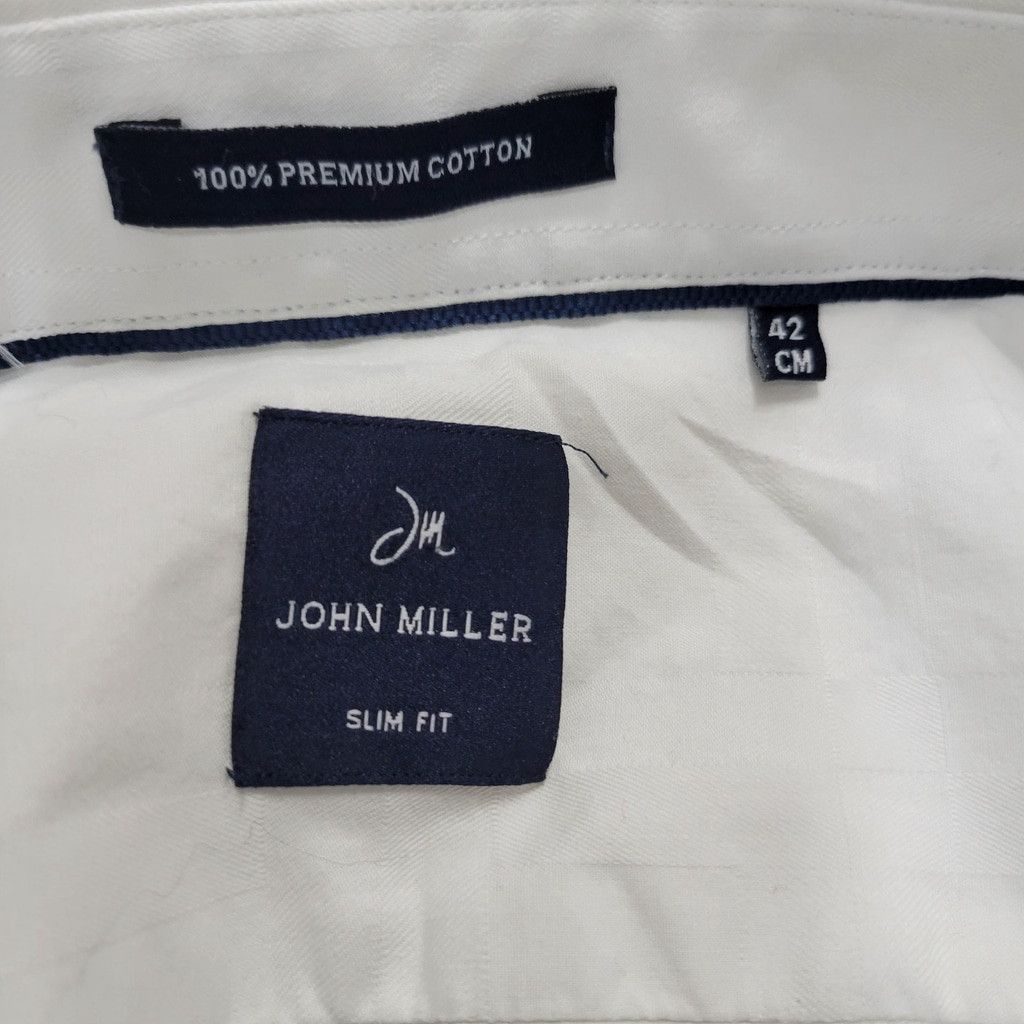 Other John Miller Men's Slim-Fit 100% Premium Cotton Long-Sleeves Size US S / EU 44-46 / 1 - 7 Thumbnail