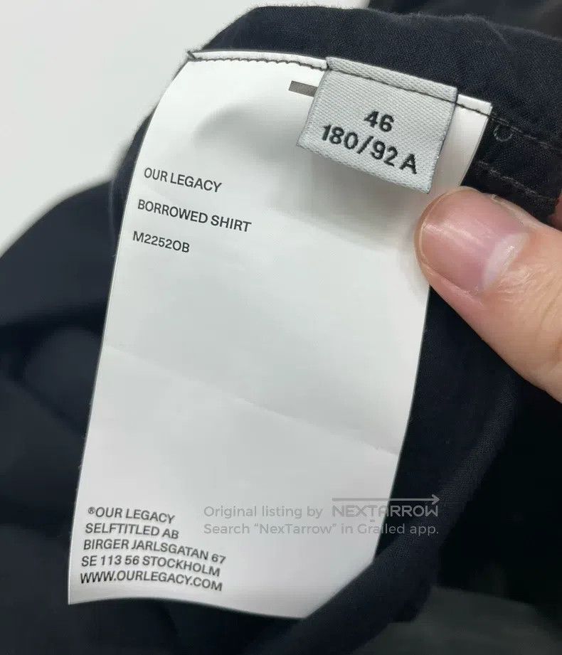 Our Legacy Our Legacy shirt Size US S / EU 44-46 / 1 - 6 Thumbnail