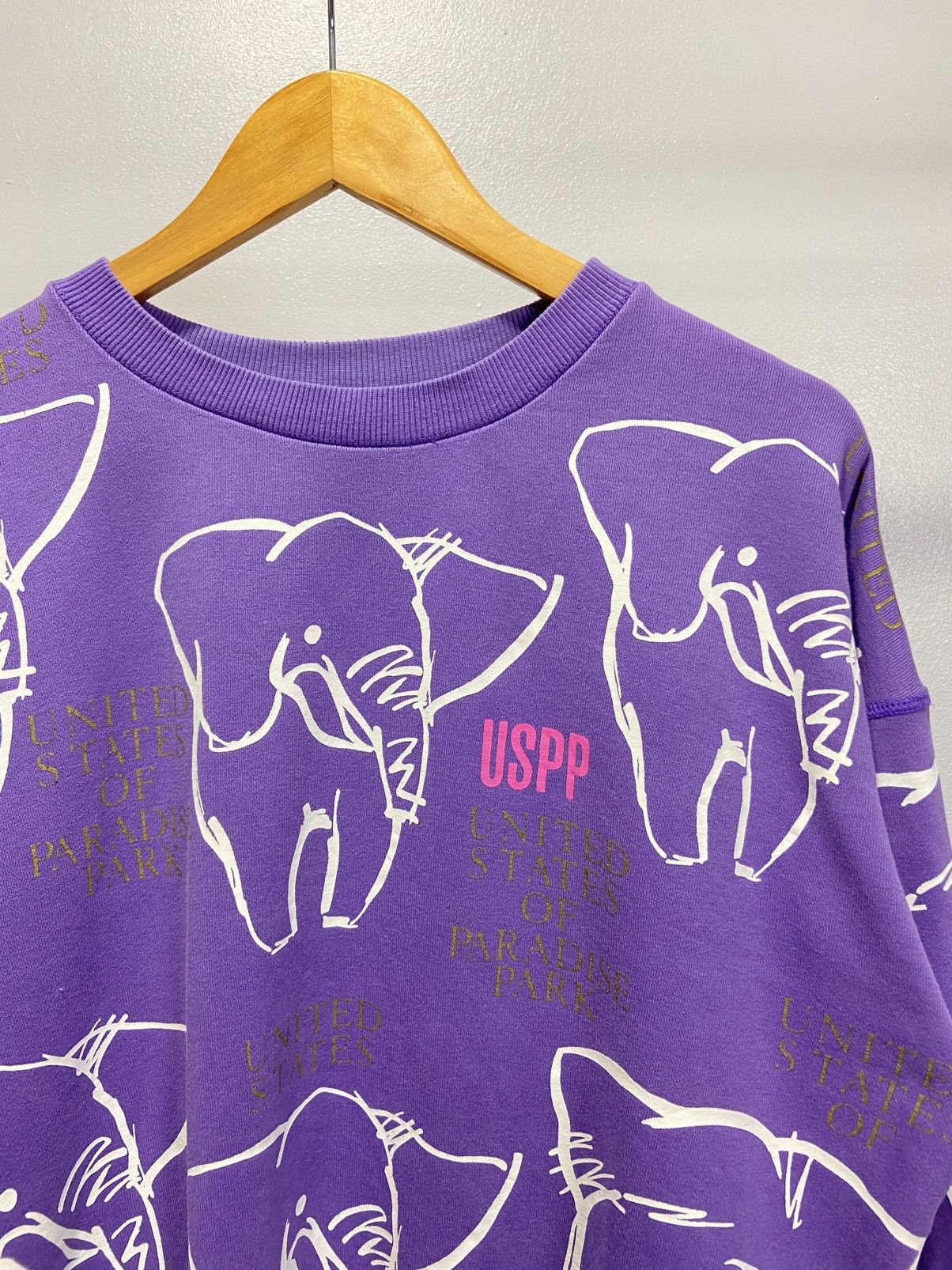 Japanese Brand United States Of Paradise Park mirror print sweatshirt Size US M / EU 48-50 / 2 - 3 Thumbnail