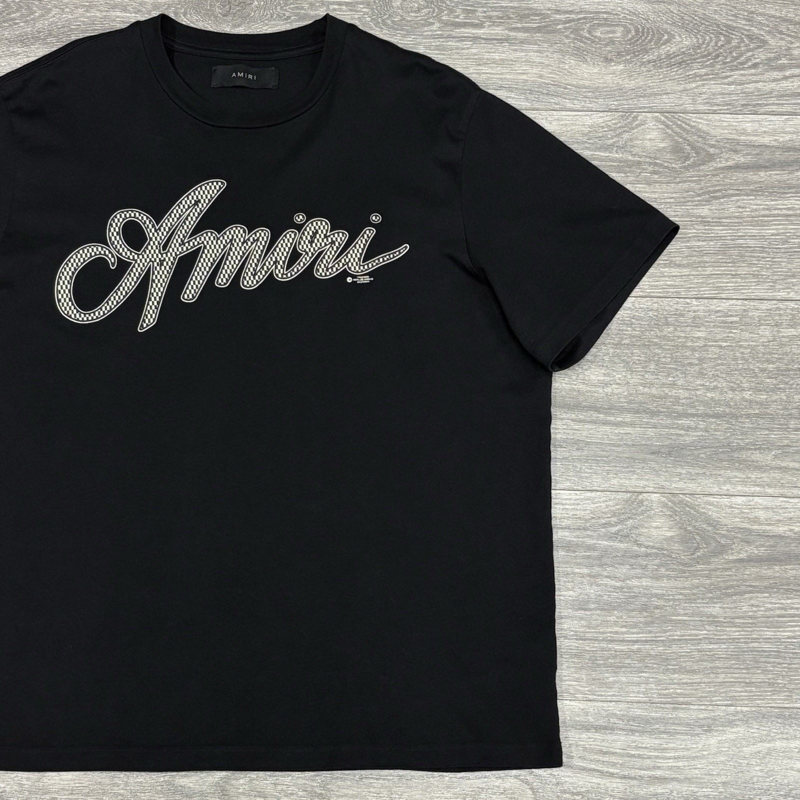 Amiri Amiri Script Logo T-Shirt ' Black ' | 100% AUTHENTIC! Size US XL / EU 56 / 4 - 3 Thumbnail
