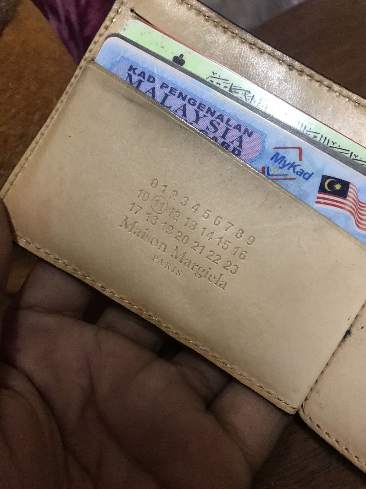 Maison Margiela Authentic Maison Margiela Stitch Leather Wallet Size ONE SIZE - 5 Thumbnail