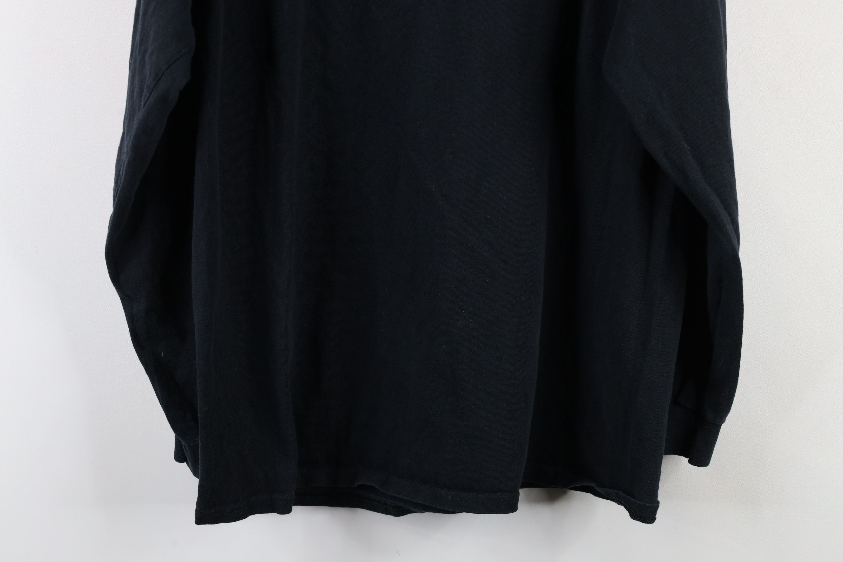 Vintage Vintage 90s Streetwear Long Sleeve T-Shirt Black Cotton Size US L / EU 52-54 / 3 - 9 Thumbnail