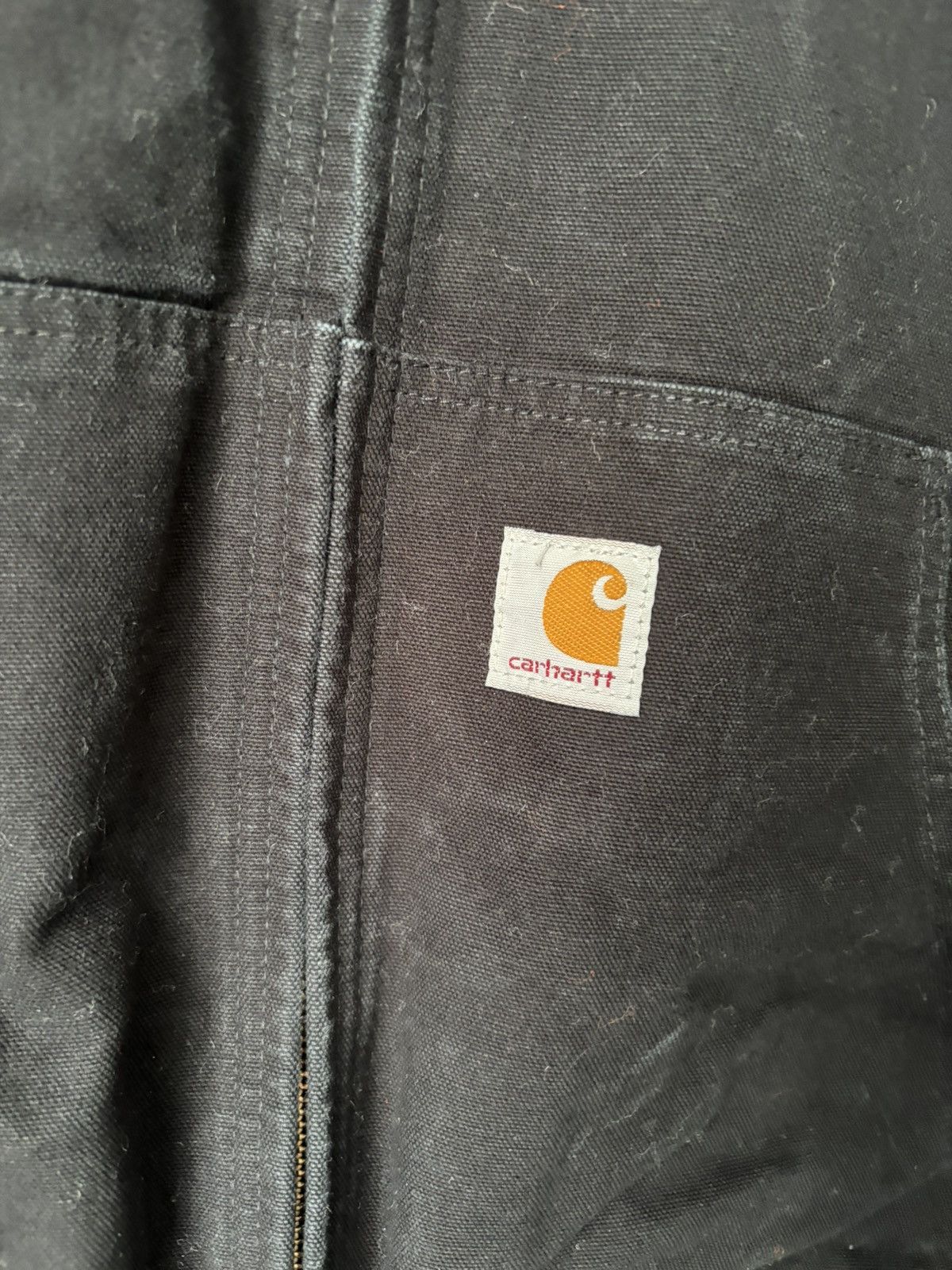 Carhartt Carhartt Black Hooded Jacket Size US XL / EU 56 / 4 - 4 Thumbnail