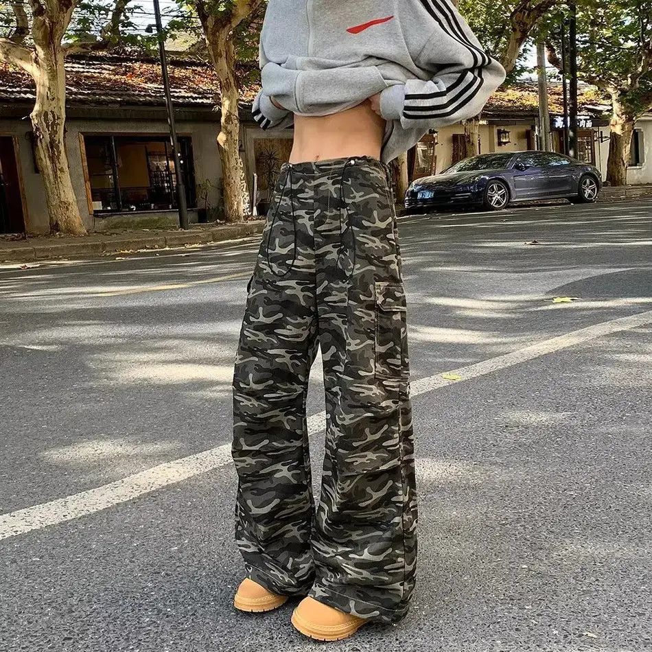 Japanese Brand Retro hip-hop loose camouflage casual jeans Size US 32 / EU 48 - 3 Thumbnail