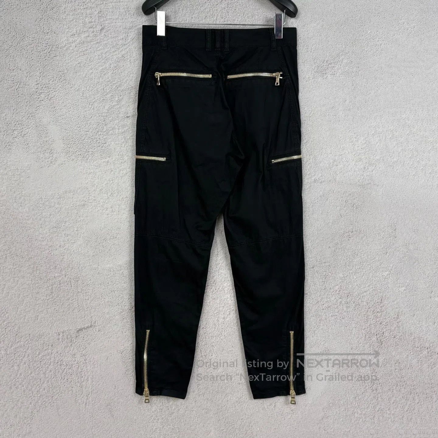 Balmain BALMAIN sizes Functional zipper pants Size US 30 / EU 46 - 2 Thumbnail