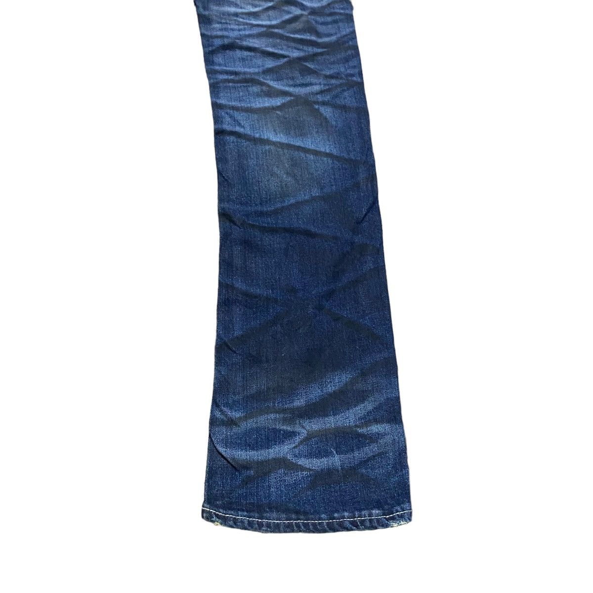 GOSTAR DE FUGA Fuga Waxed Denim Flare Jeans Slim Size US 30 / EU 46 - 17 Thumbnail